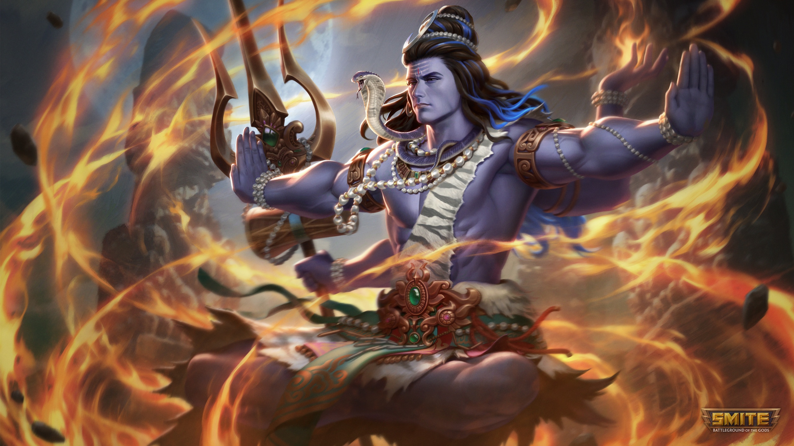 Lord Shiva Wallpaper 4K, The Destroyer, Smite, Games, #7301
