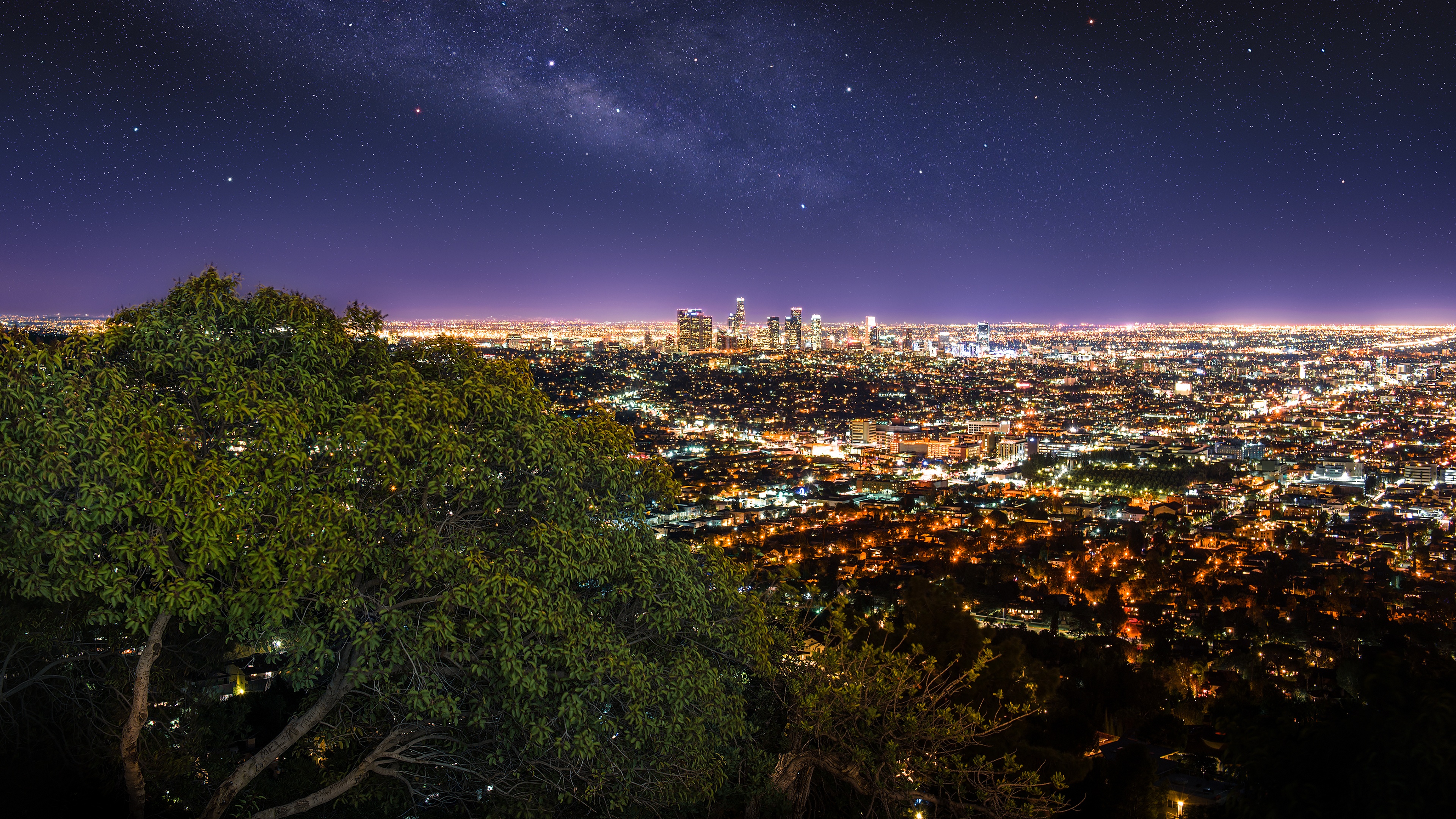 Los Angeles City Wallpaper 4K, Cityscape, City lights, World, #3716