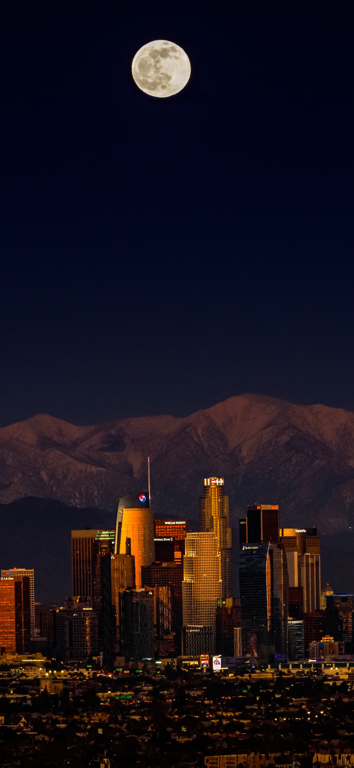 Los Angeles City Sunset Wallpaper for iPhone 11 Pro Max X 8 7 6  Free  Download on 3Wallpapers