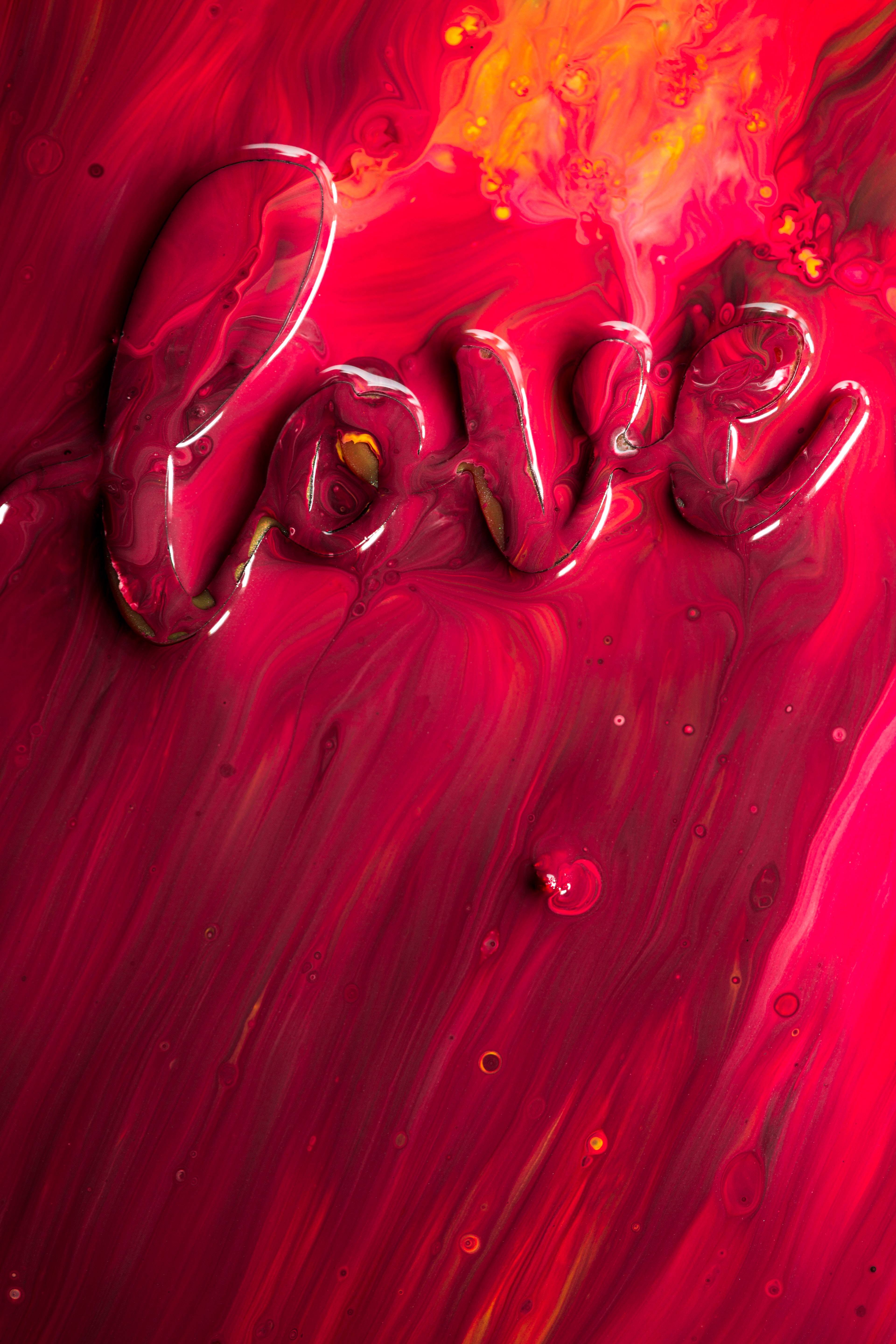 Love Wallpaper 4K, Food, Red, Creamy, Love, #4824