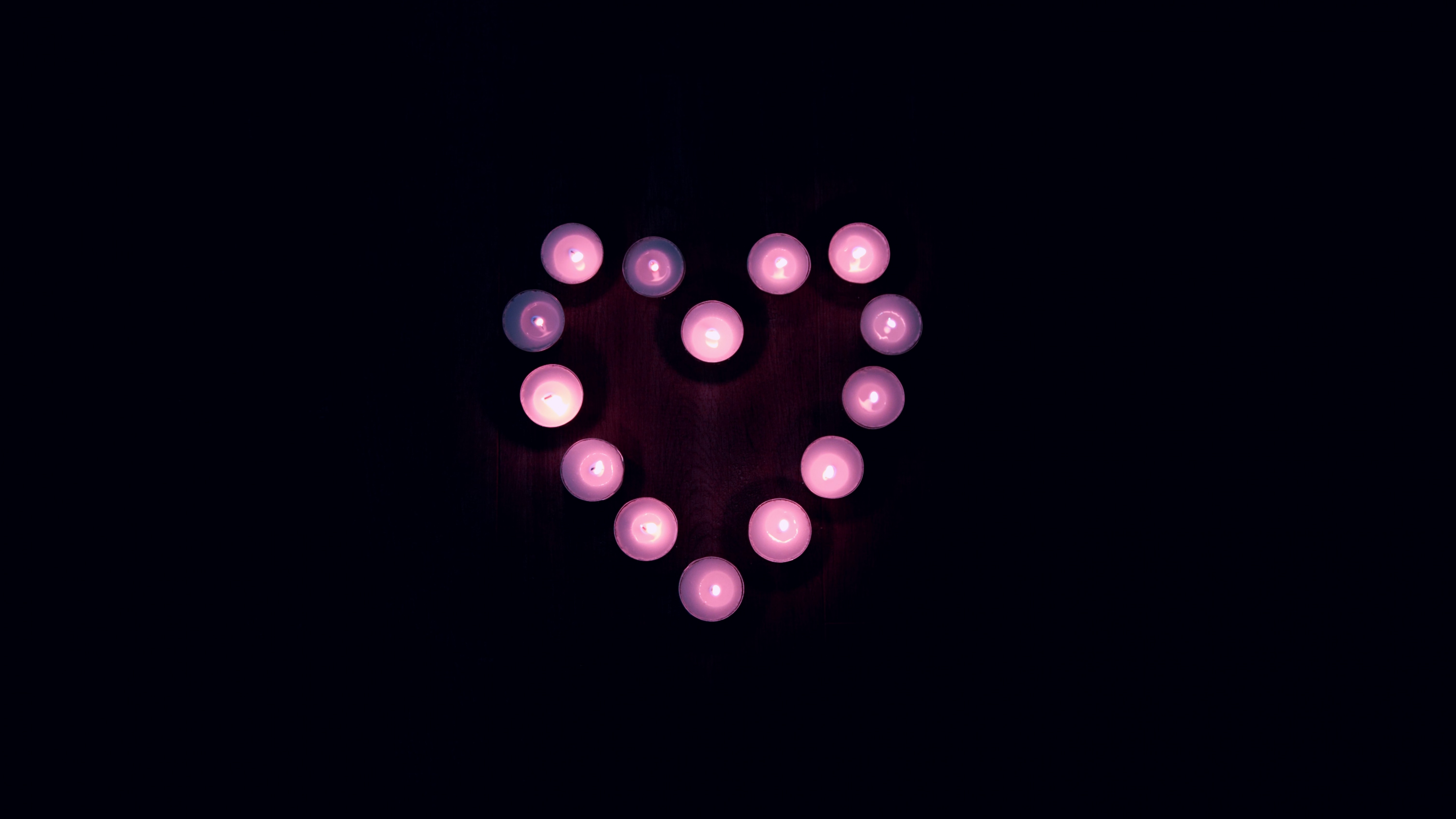heart lights wallpaper