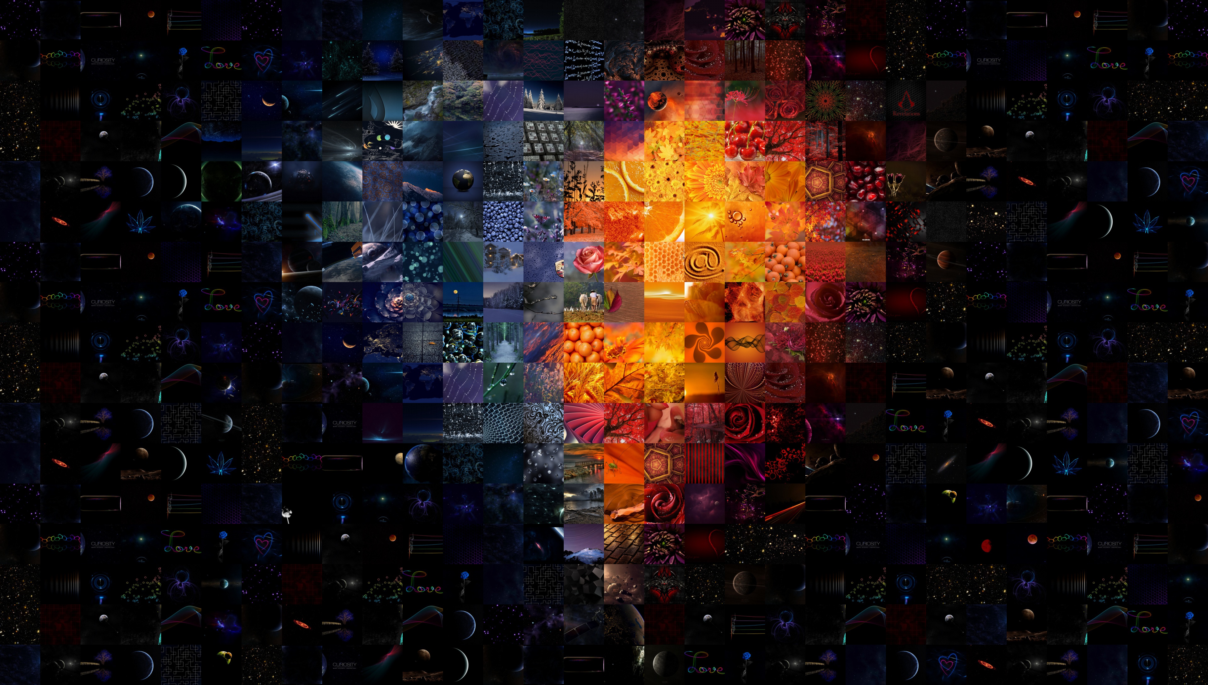 Love heart Wallpaper 4K, Collage, Space, Creative, Render, Graphics CGI