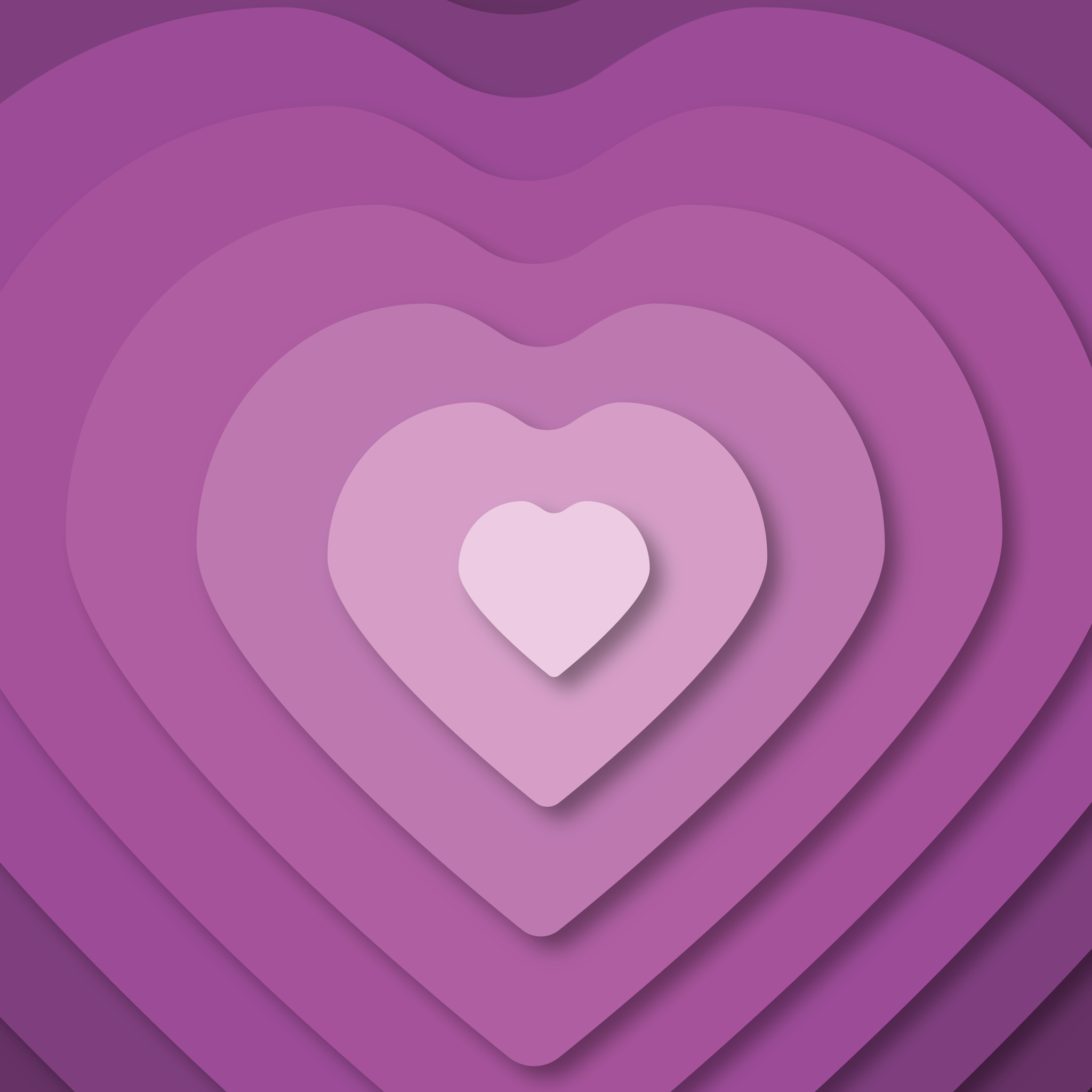 Heart Shaped Cutouts on Pink Background  Free Stock Photo