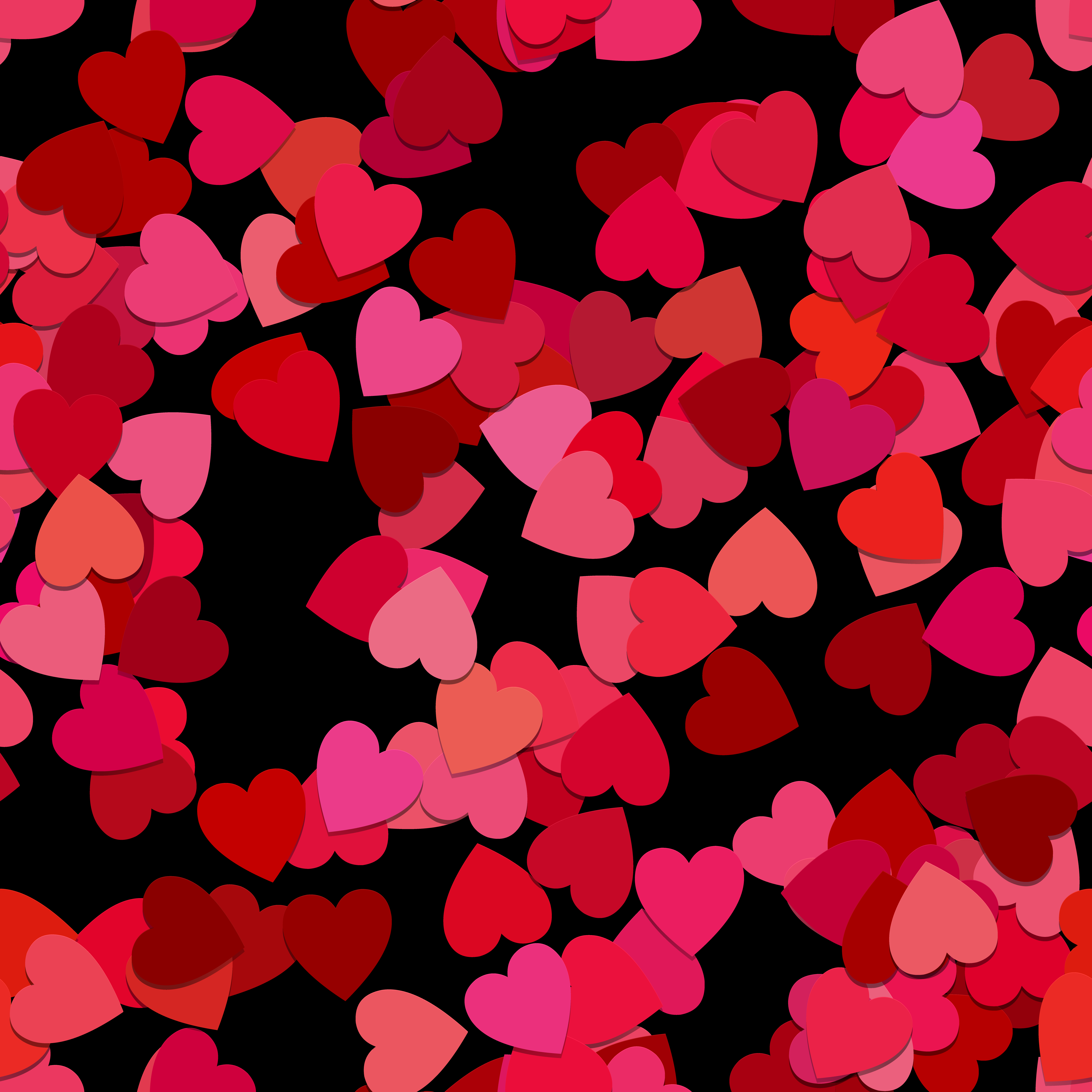 Love hearts Wallpaper 4K, Red hearts, Love, #1778