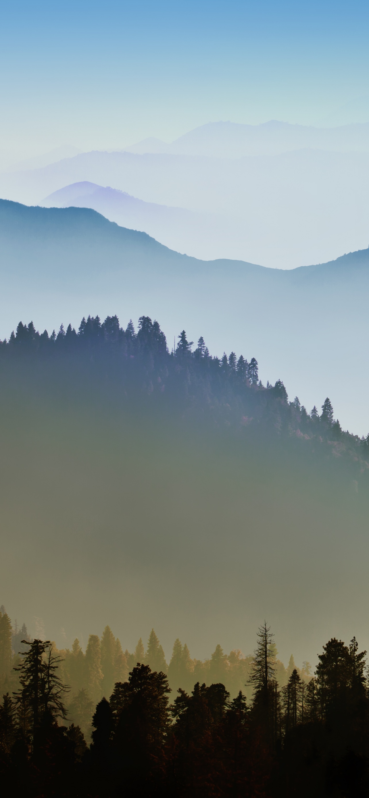Mac OS X Wallpaper 4K, Mountains, Forest, Nature, #4046