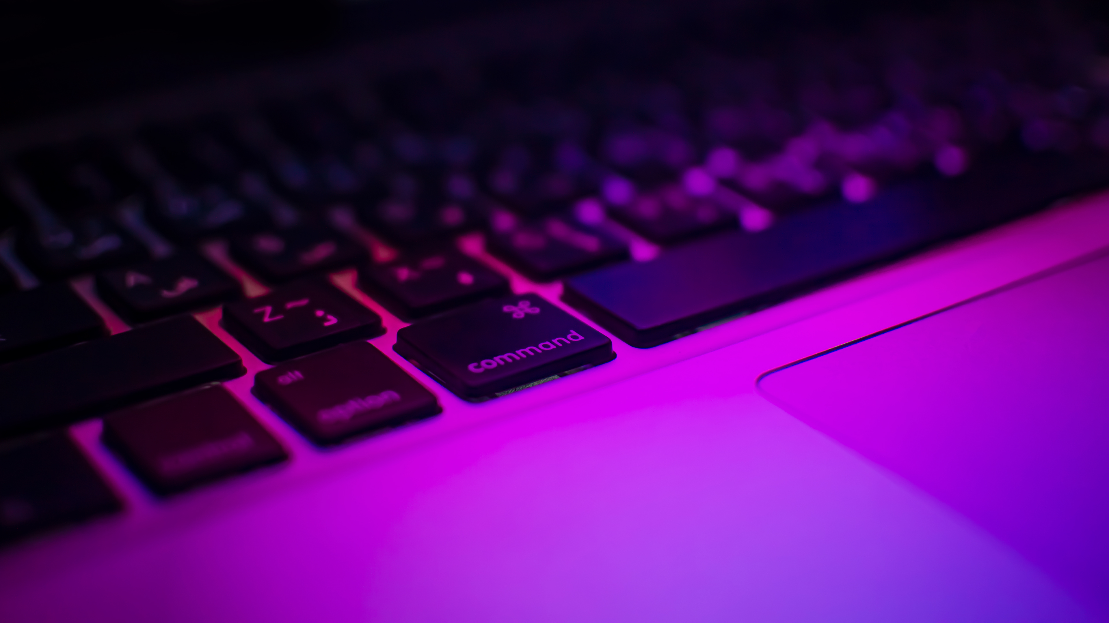 Laptop, keyboard, glow, dark, HD wallpaper | Peakpx