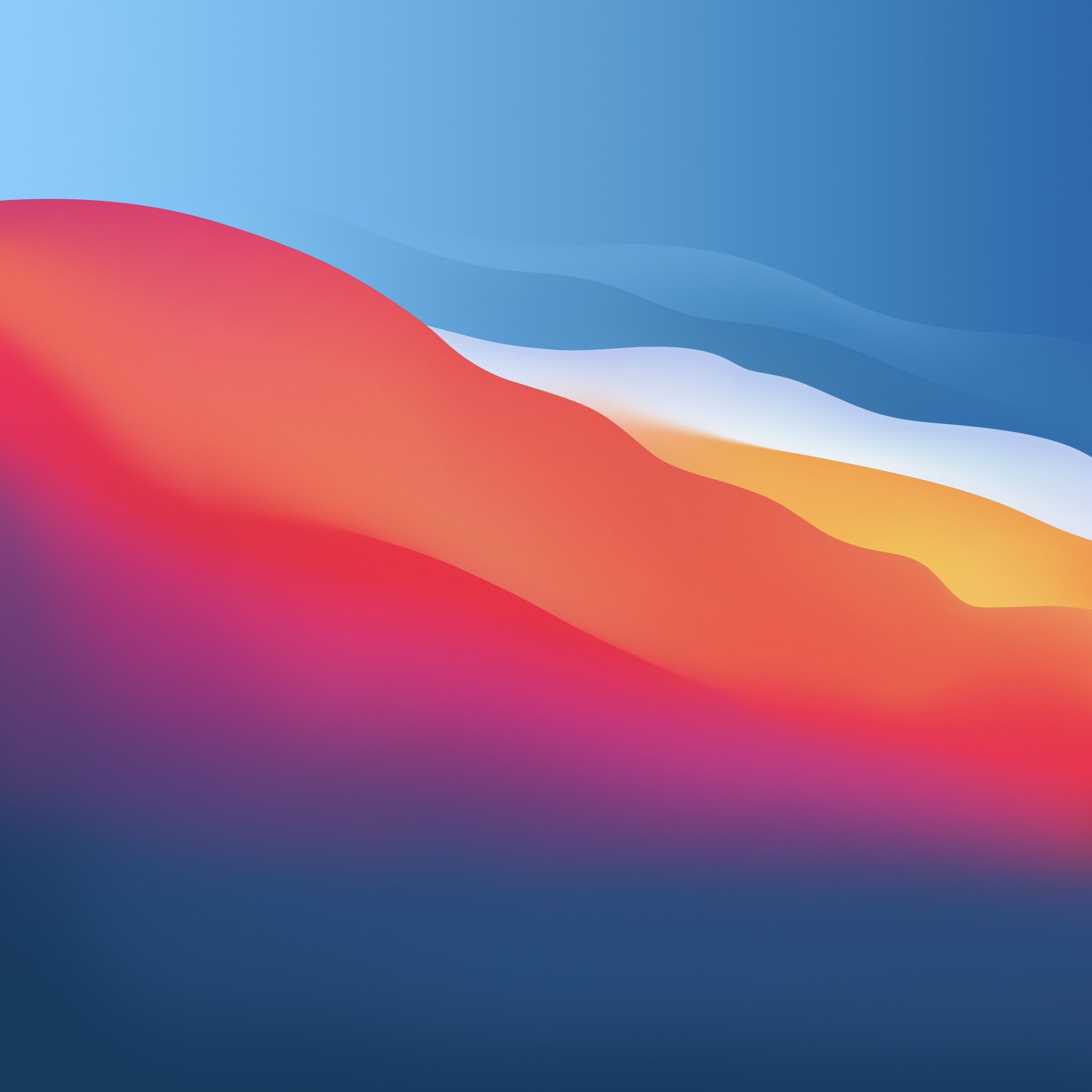 Macos Big Sur 4k Wallpaper Colorful Waves Smooth Stock Apple 5k Gradients 1495