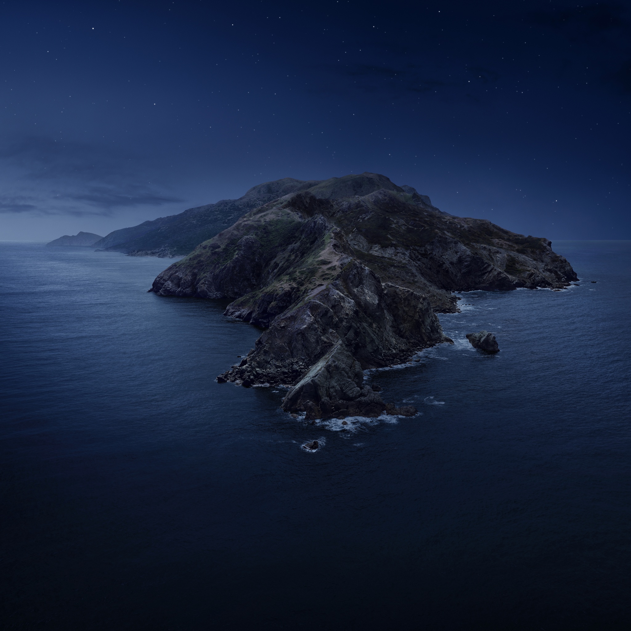 Macos Catalina 4k Wallpaper Mountains Island Night 5k Nature 1