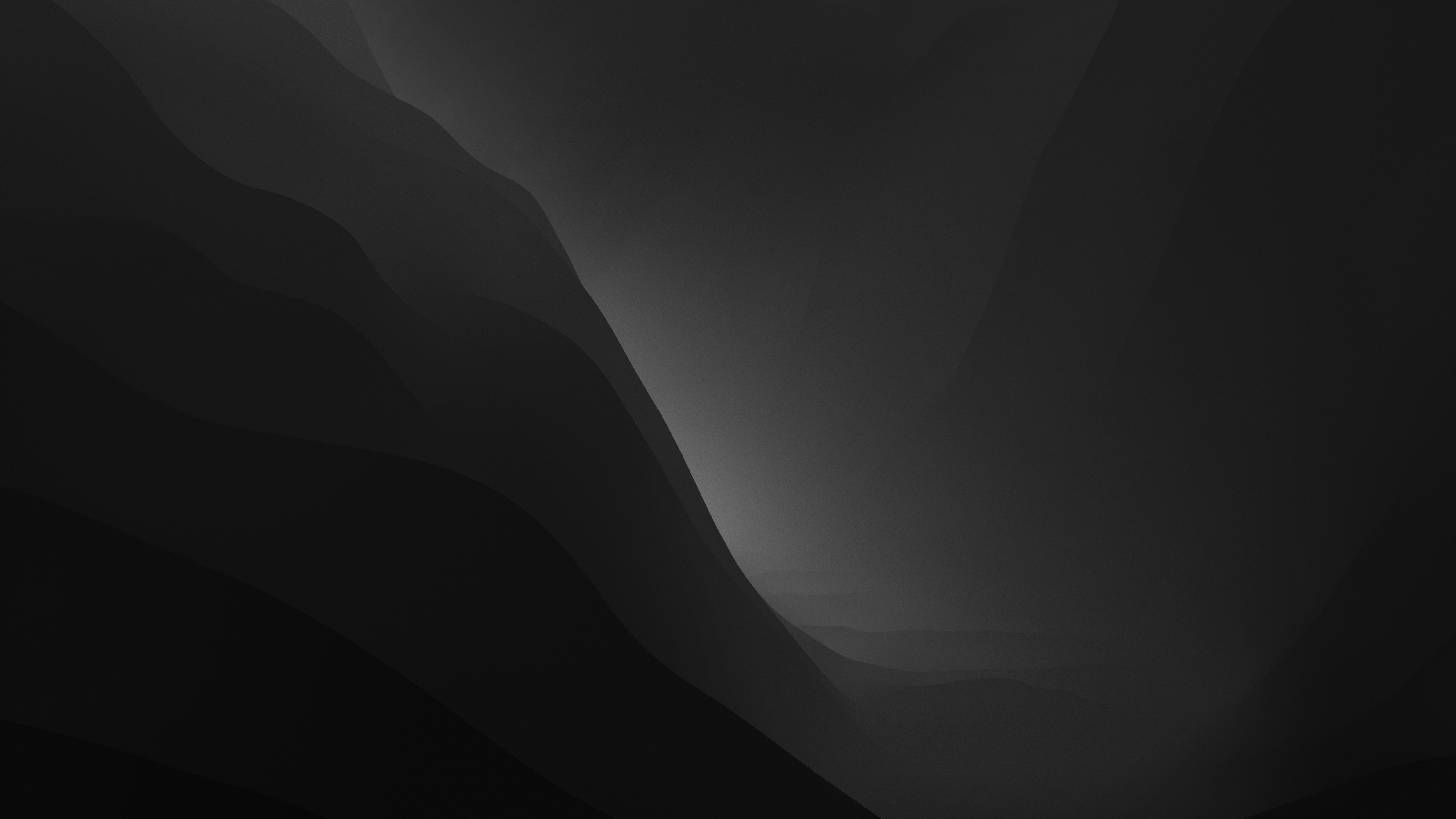 macOS Monterey Wallpaper 4K, Stock, Black, Dark Mode, Black/Dark, #5889