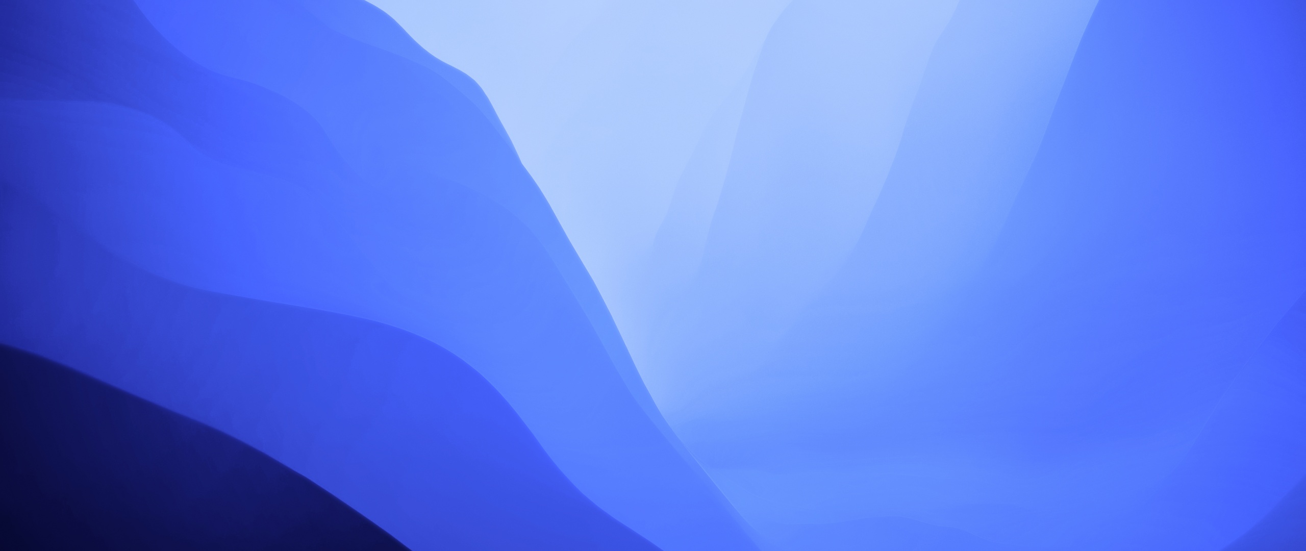 macOS Monterey Wallpaper 4K, Stock, Blue, Light, Gradients, #5898