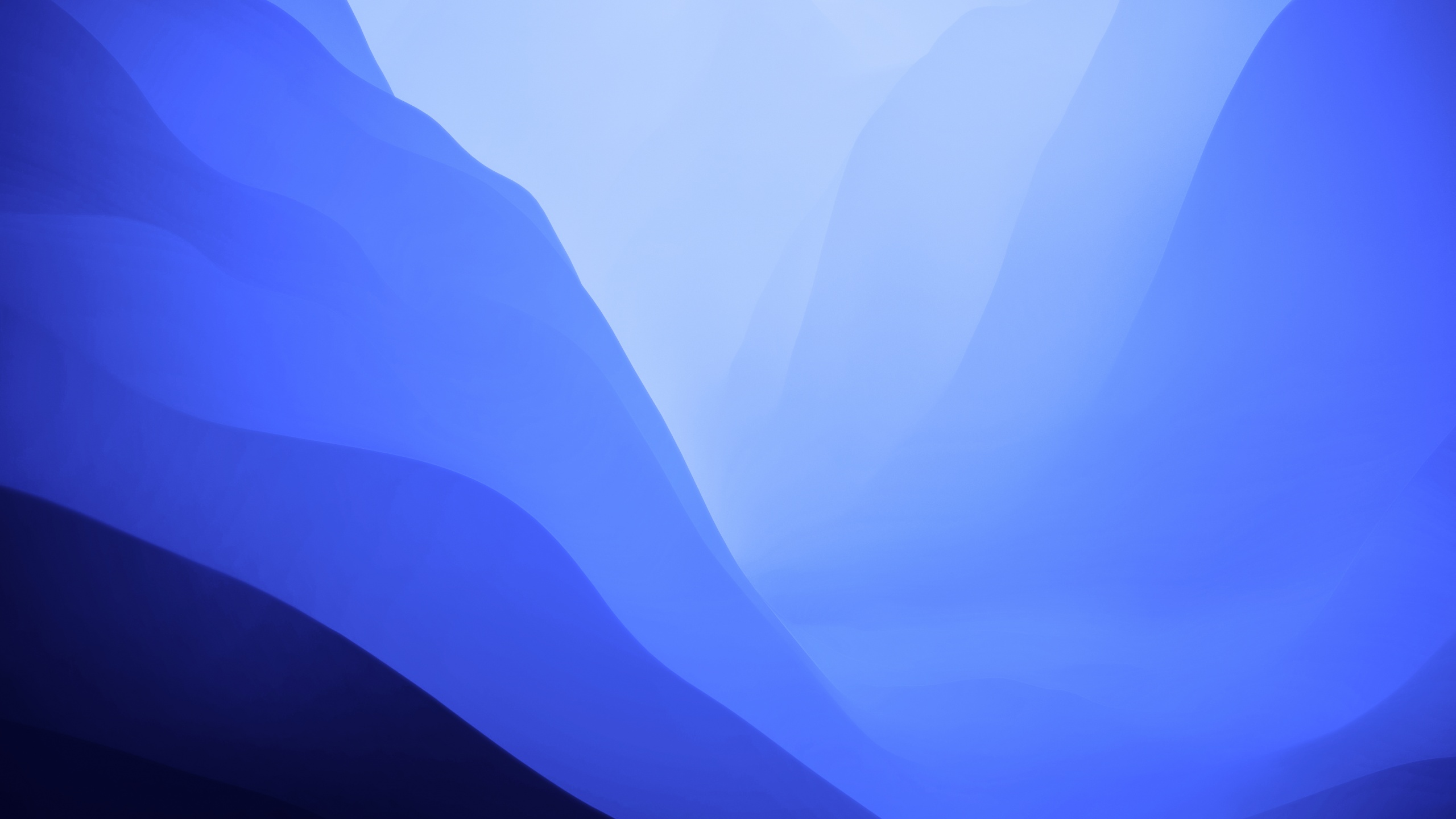 macOS Monterey Wallpaper 4K, Stock, Blue, Light, Gradients, #5898