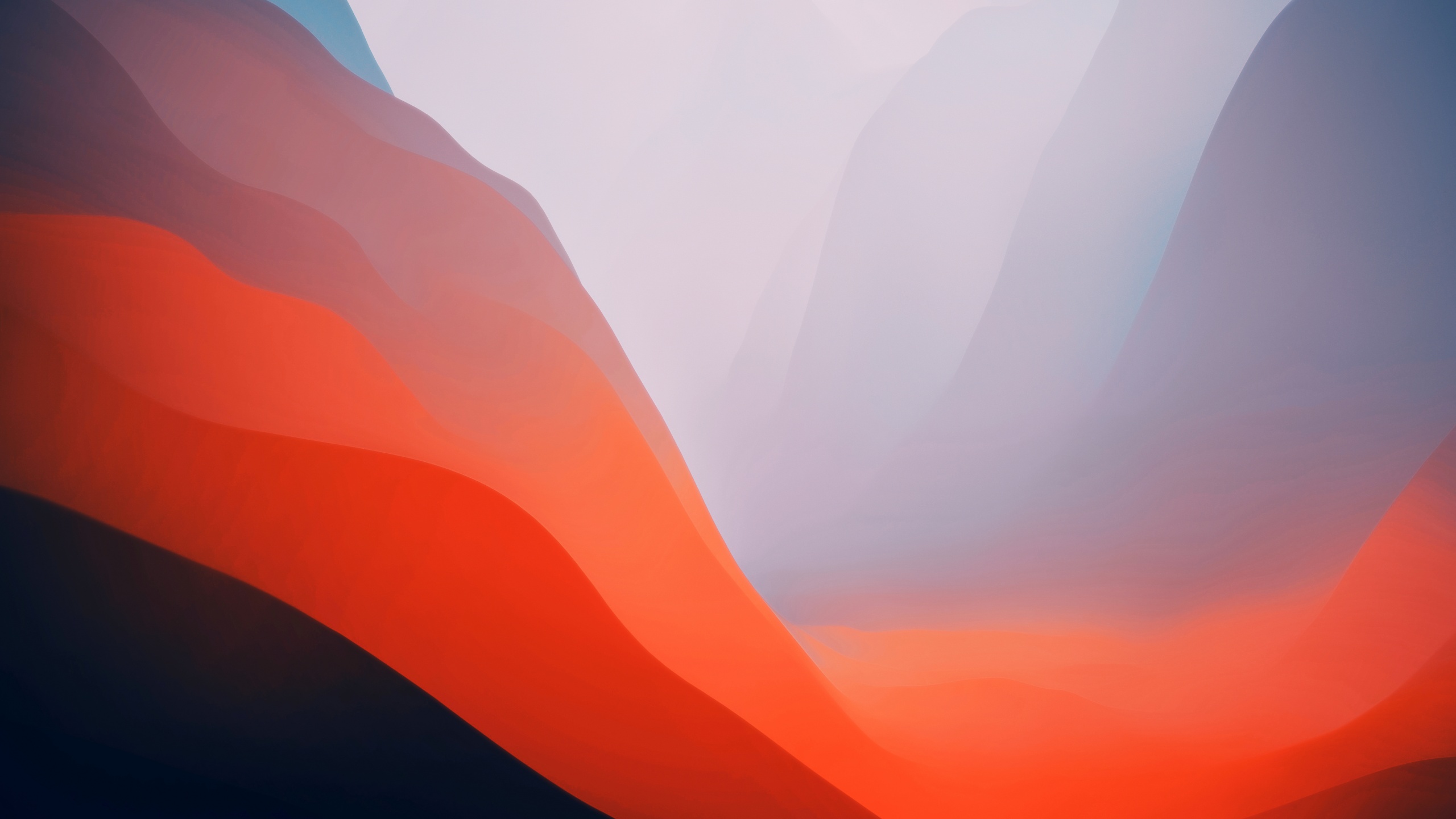 macOS Monterey Wallpaper 4K, Stock, Orange, Light, Gradients, #5894