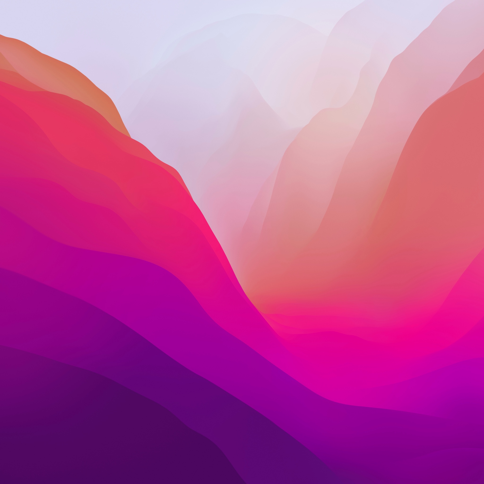 Hình nền macOS Monterey màu hồng gradient sáng 4K sẽ nâng cao sự tinh tế và hiện đại cho màn hình của bạn. Với hiệu ứng gradient sáng chuyển tiếp và màu hồng mềm mại, nó sẽ làm cho màn hình của bạn trở nên đẹp mắt và tươi sáng hơn.