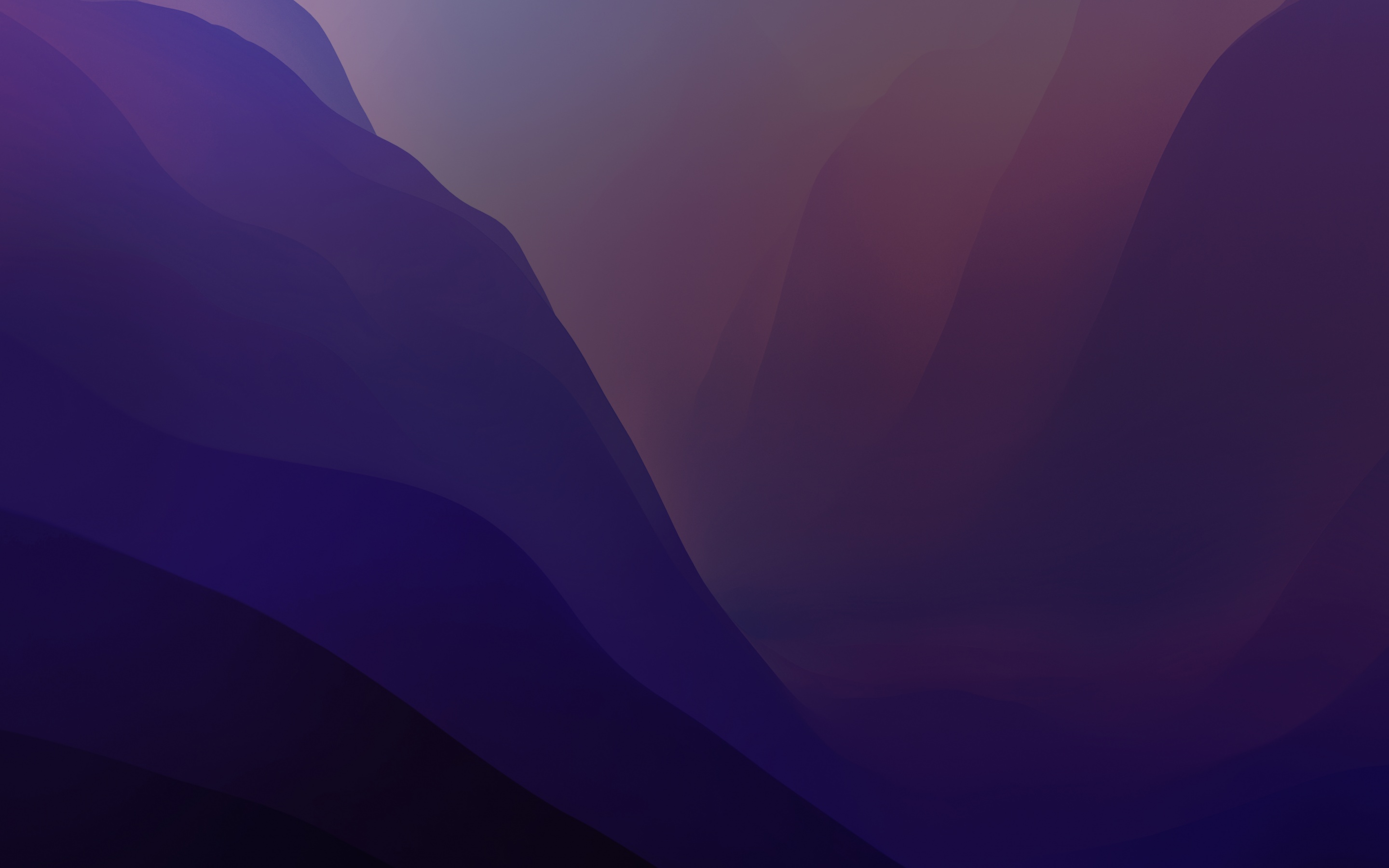 Tưởng tượng mình đang khám phá một cảnh vật hoàn toàn mới với hình nền macOS Monterey tím gradient 4K. Các sắc màu tím pha trộn tinh tế tạo nên một không gian hoàn hảo, từ màu tím than đến tím sáng. Bạn sẽ không thể rời mắt khỏi màn hình của mình với màu sắc đầy hứa hẹn này.