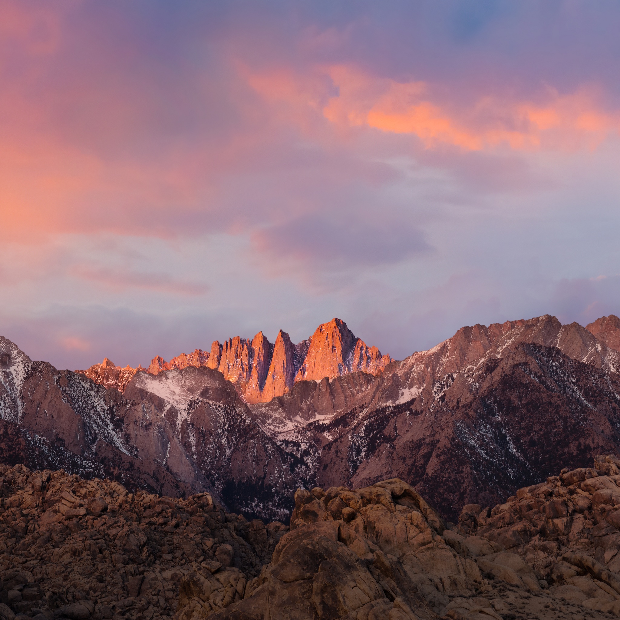Macos Sierra Wallpaper 4k Sierra Nevada Mountain Range Evening Sunlight Nature 4048