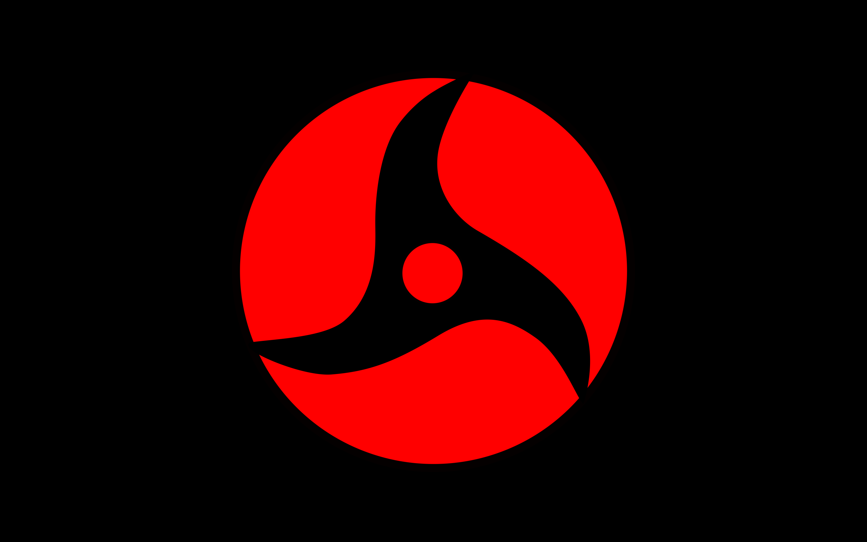 Mangekyo Sharingan Wallpaper 4K, Itachi Uchiha, Black background