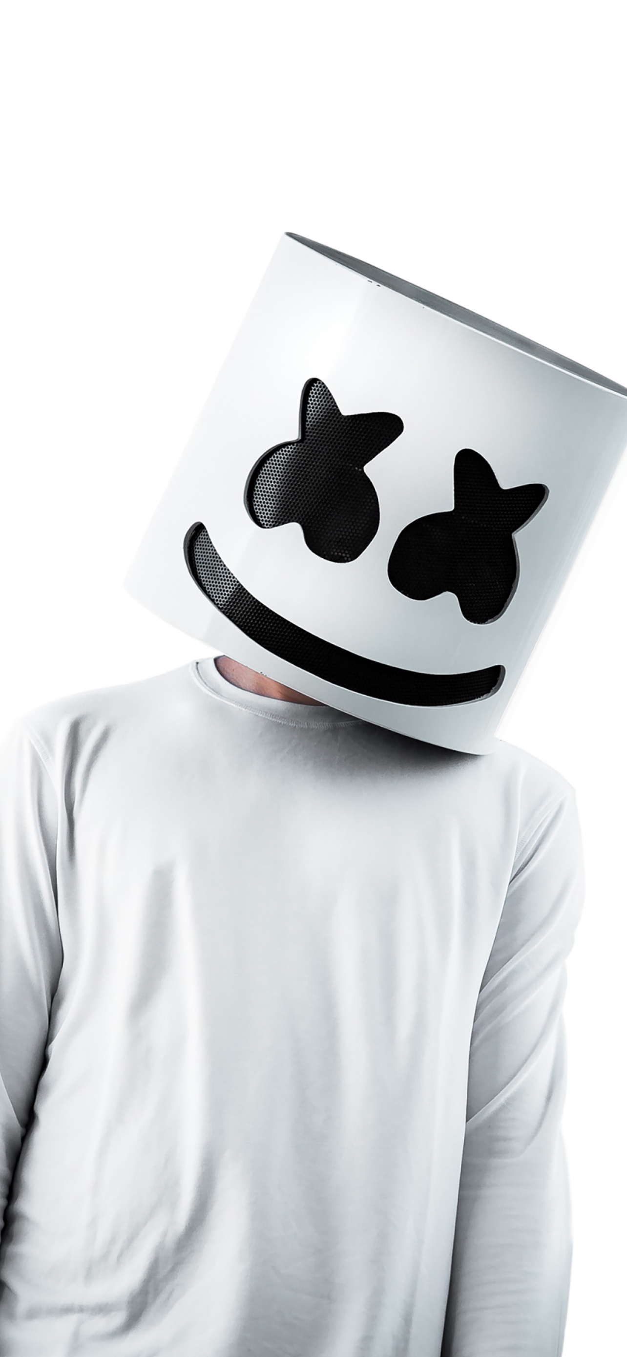 DJ Marshmello Is Sitting On Roof Top In Building Background 4K HD Marshmello  Wallpapers  HD Wallpapers  ID 48922