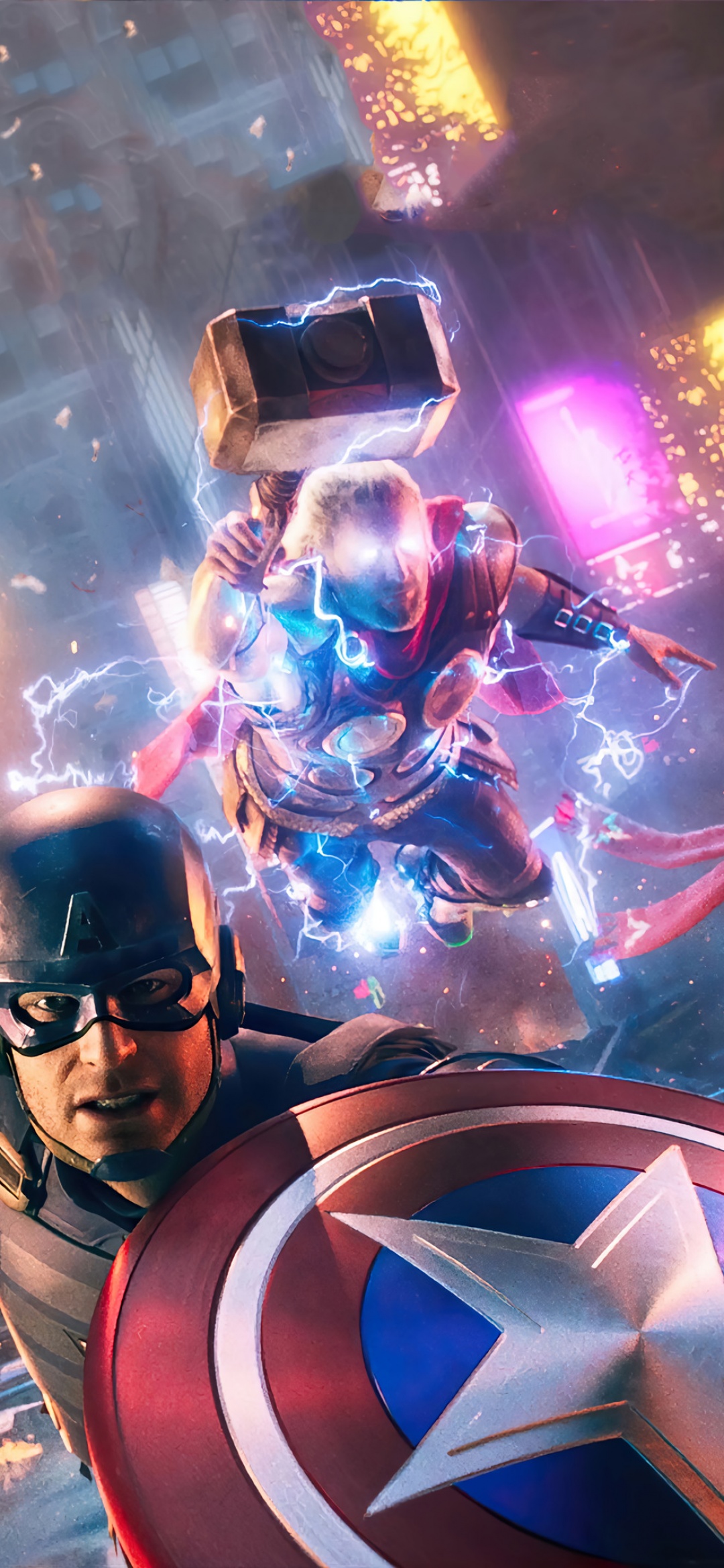 Marvel's Avengers 4K Wallpaper, Marvel Superheroes, PlayStation 4