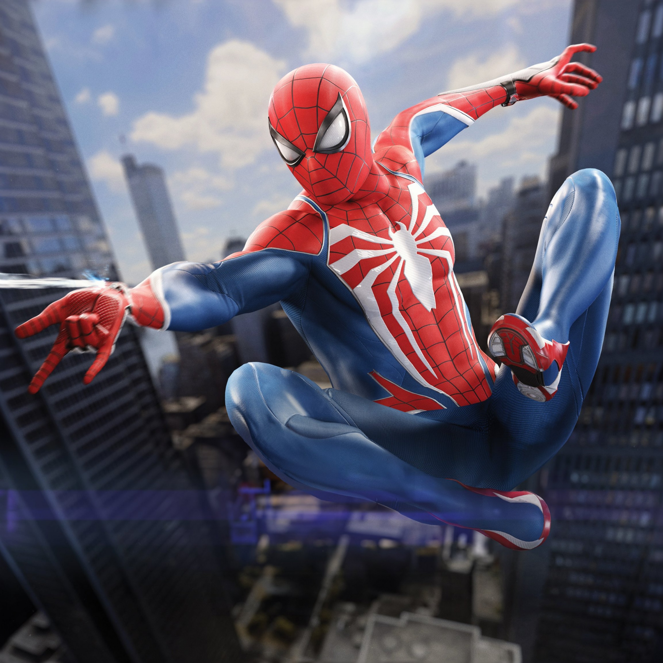 Spider Man in Marvel's Spider-Man 2 2023 Game 4K Wallpaper