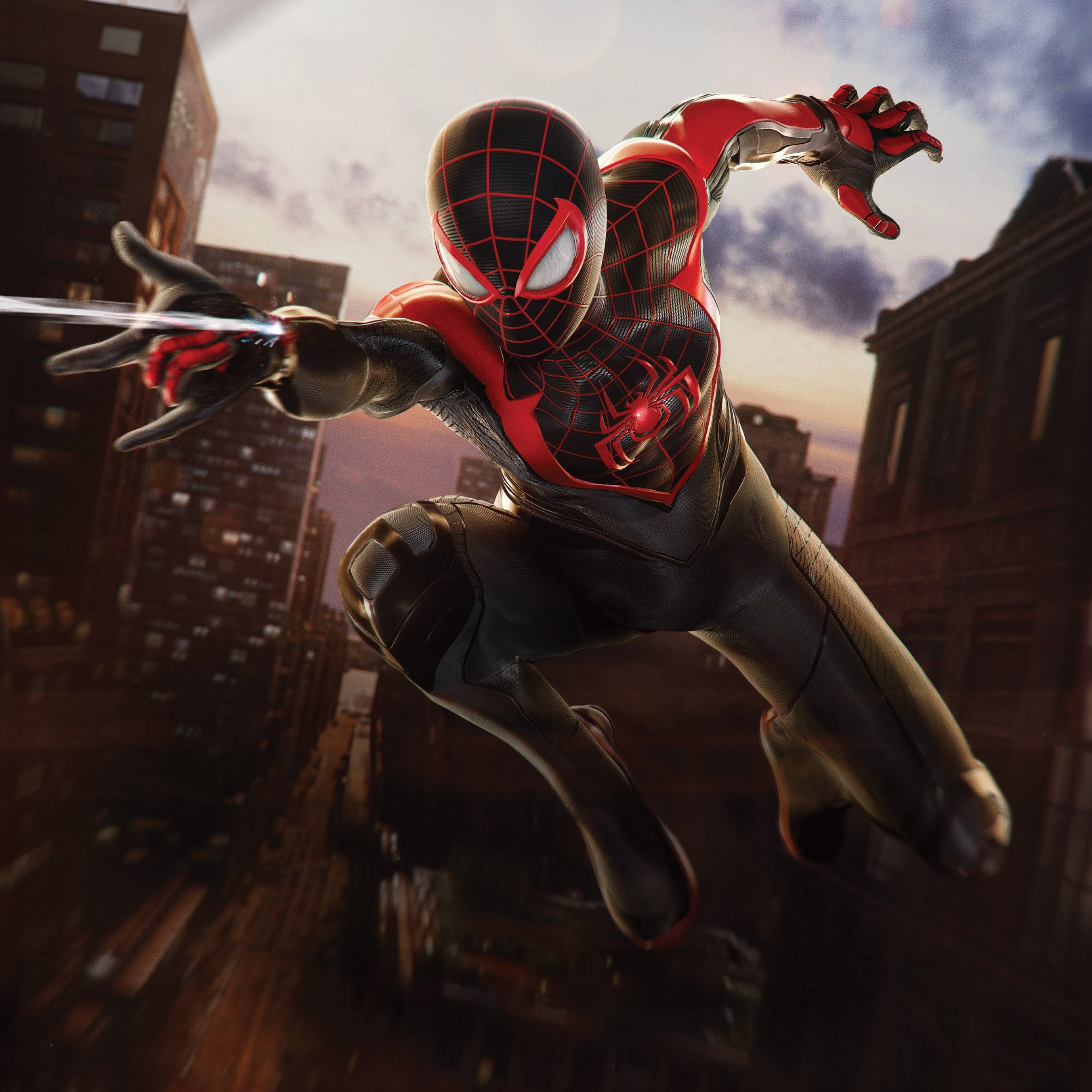 Miles Morales in Marvel's Spider-Man 2 (2023) 4K Wallpaper