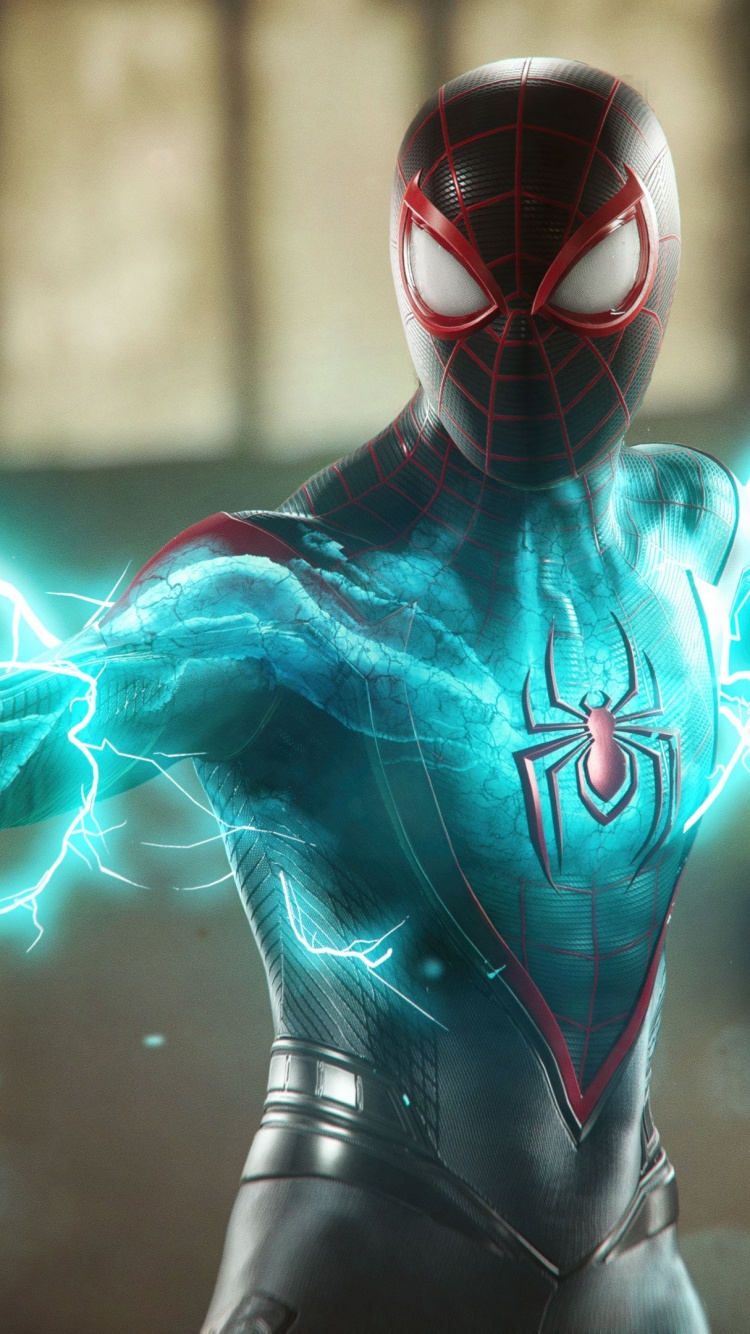 Marvel's Spider-Man 2 Wallpaper 4K, Miles Morales suit