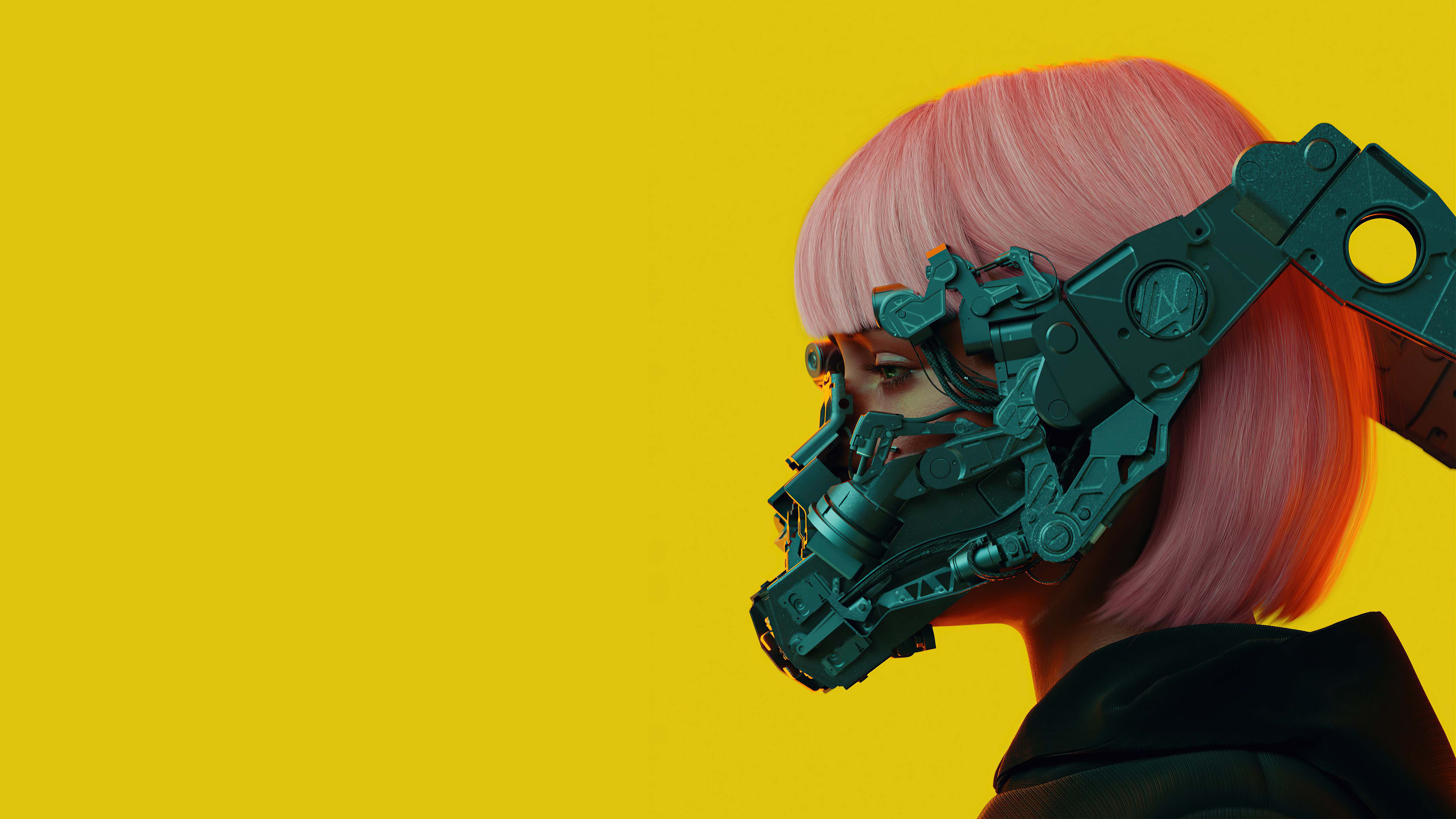 Mecha Girl Wallpaper 4K, Cyberpunk girl, 3D, Sci-Fi, #6672