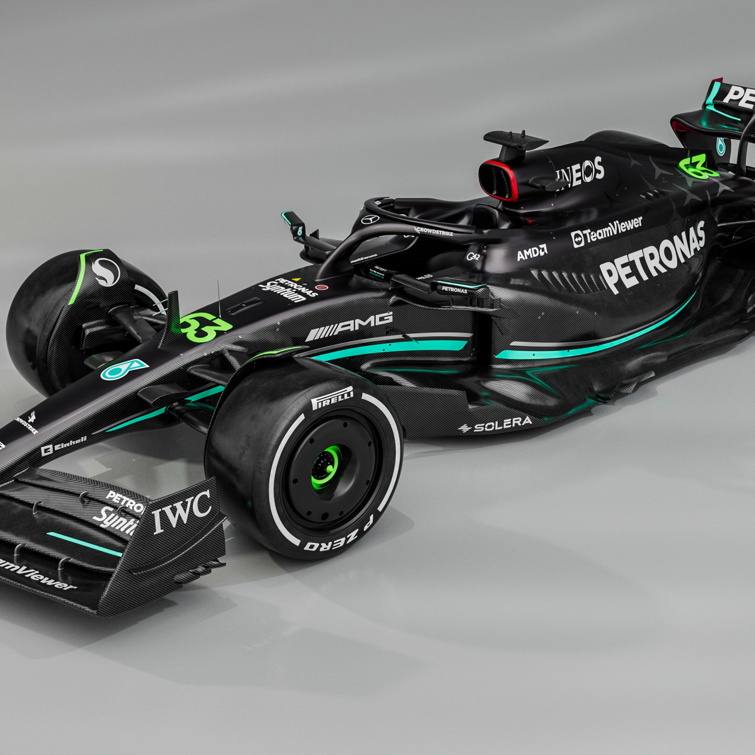 Mercedes-AMG F1 W14 E Performance Wallpaper 4K, Formula E racing car