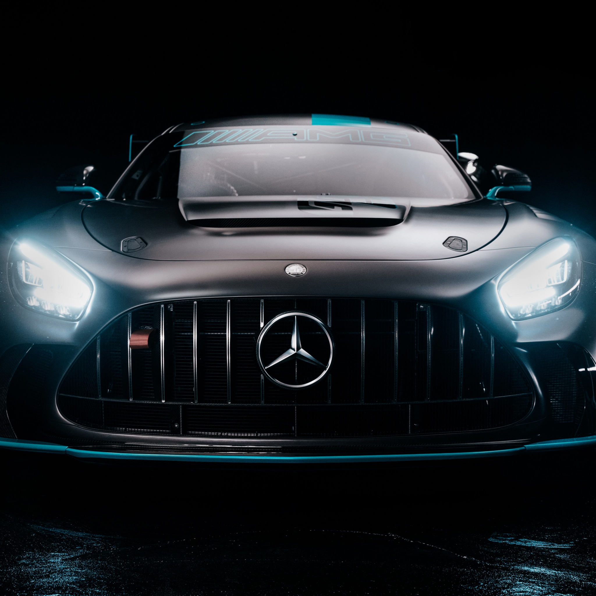 Mercedes-AMG GT2 PRO Wallpaper 4K, Race cars, 5K, Dark aesthetic