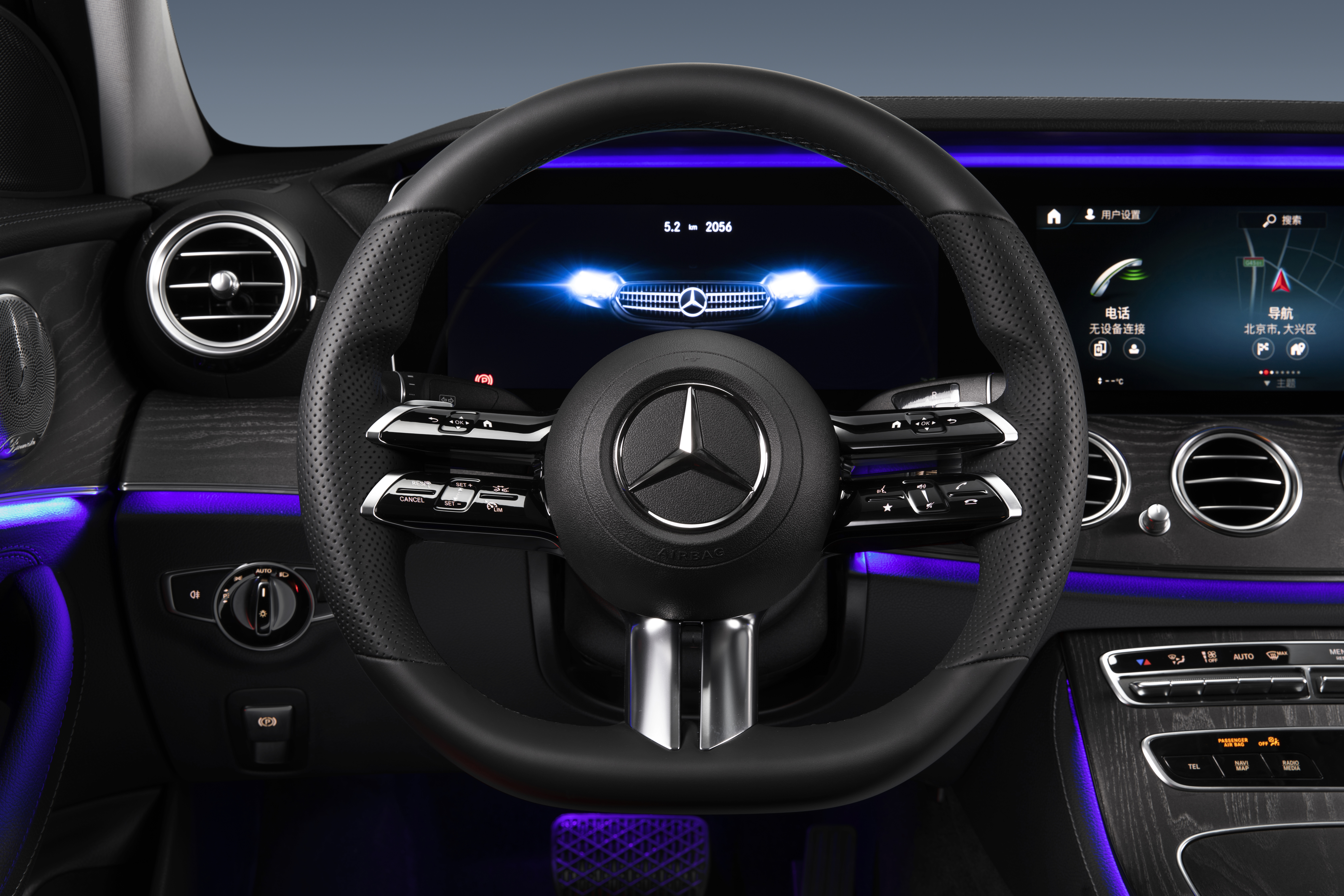 Mercedes Benz E 350 L Amg Line Wallpaper 4k Interior Cockpit 2020 5k Black Dark 2815