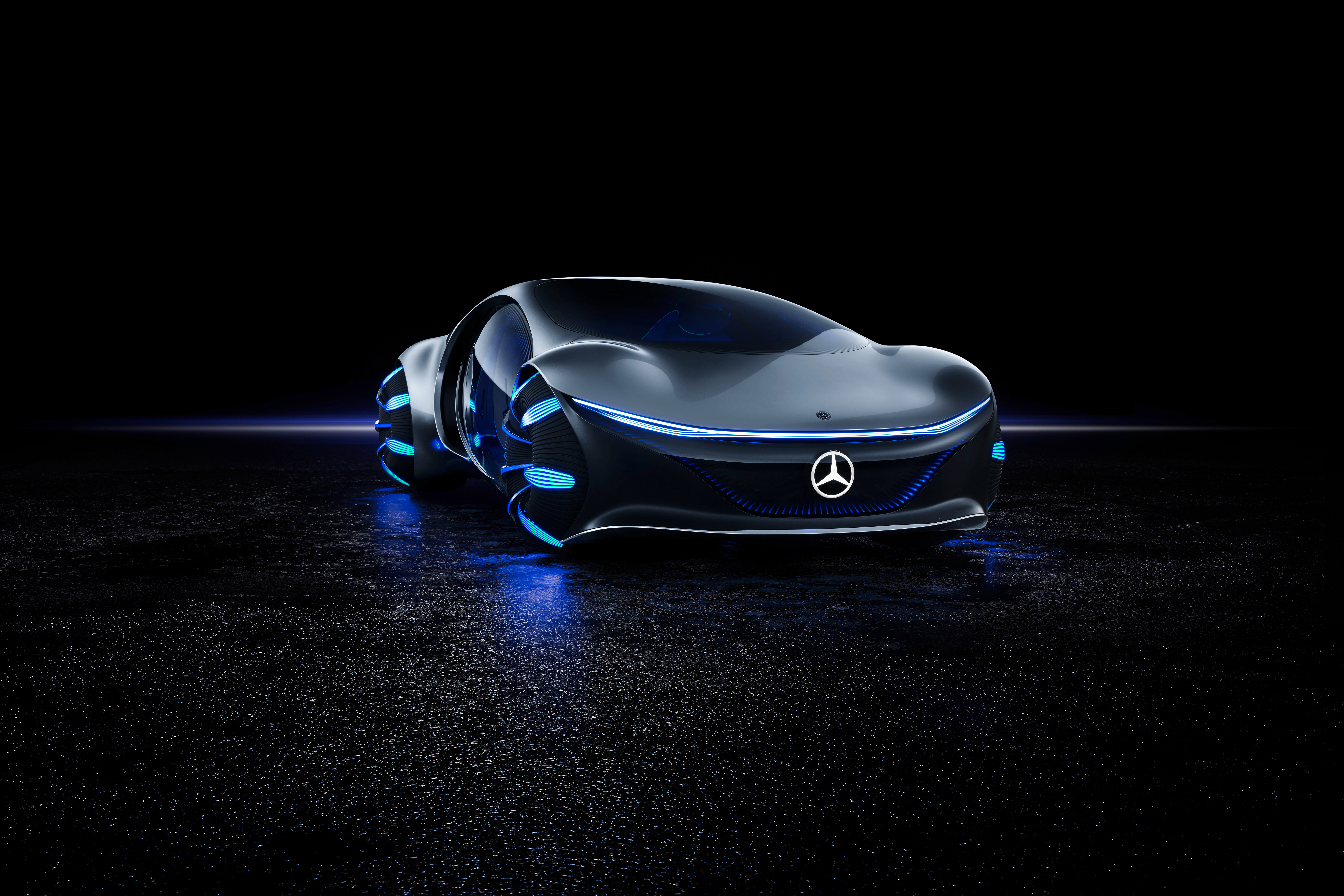 Mercedes-Benz VISION AVTR Wallpaper 4K, Concept cars, Black/Dark, #652