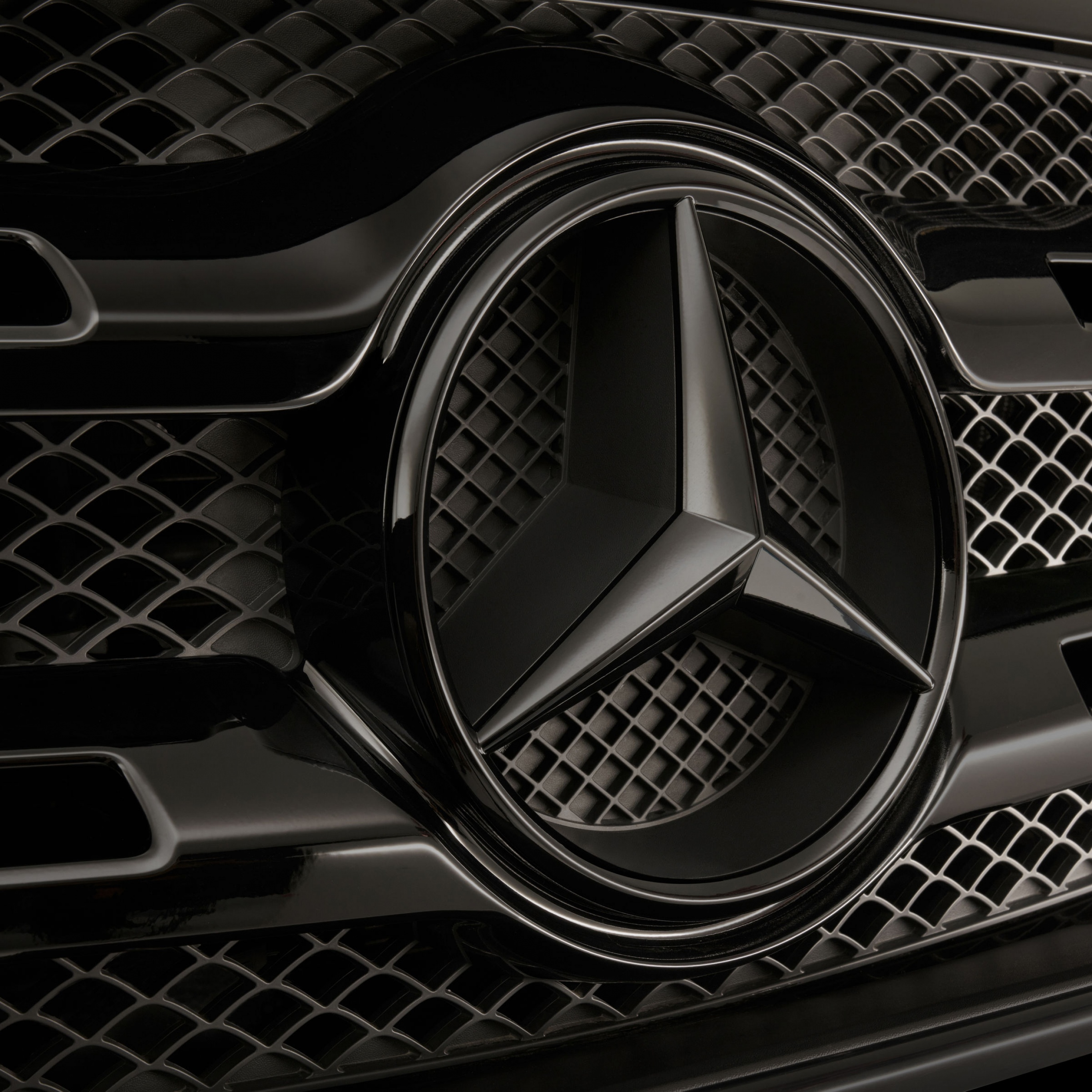 Mercedes Benz Black, Mercedes Emblem HD phone wallpaper | Pxfuel