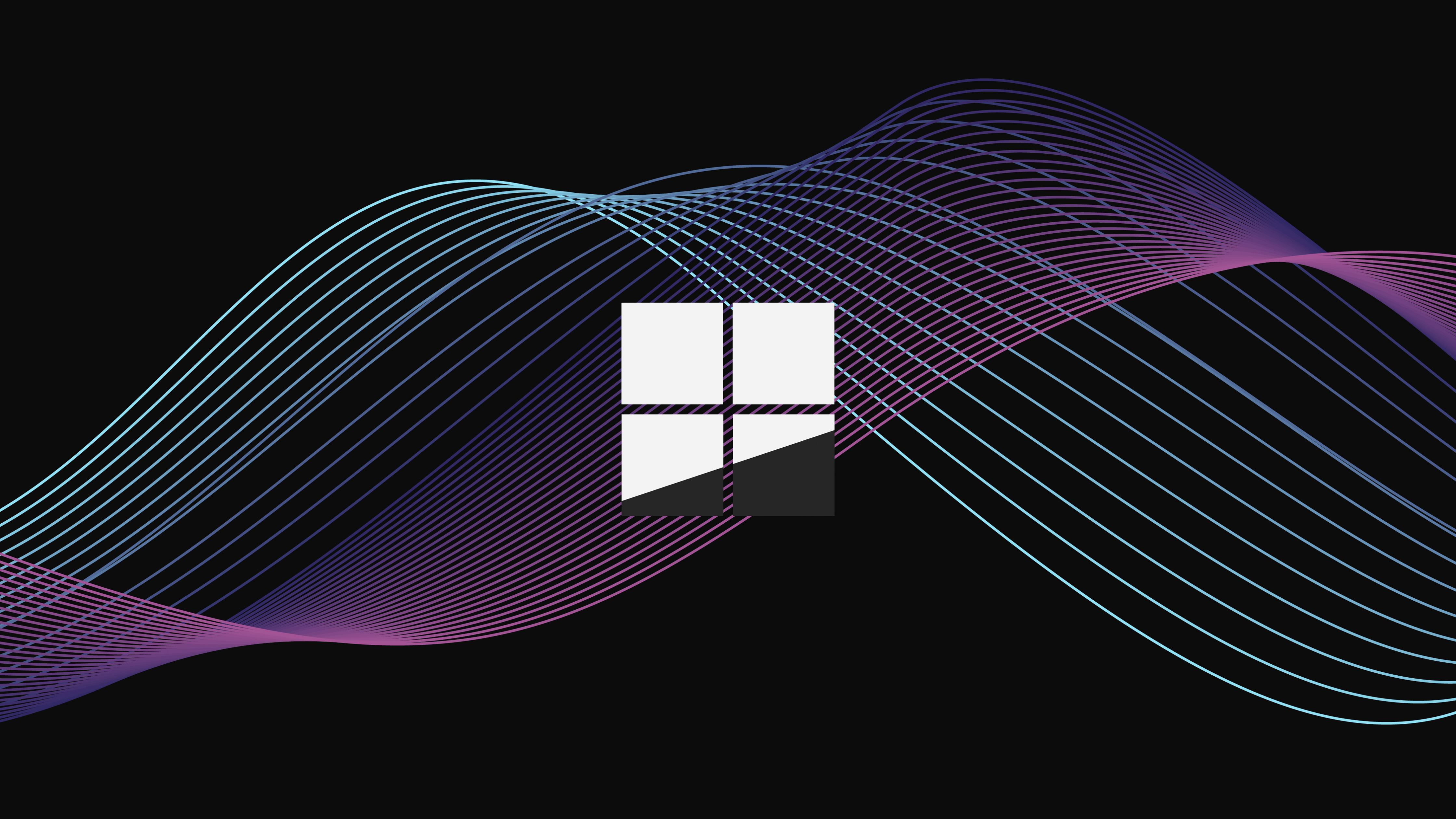 Microsoft Windows Wallpaper 4K, Logo, Waves, Dark background