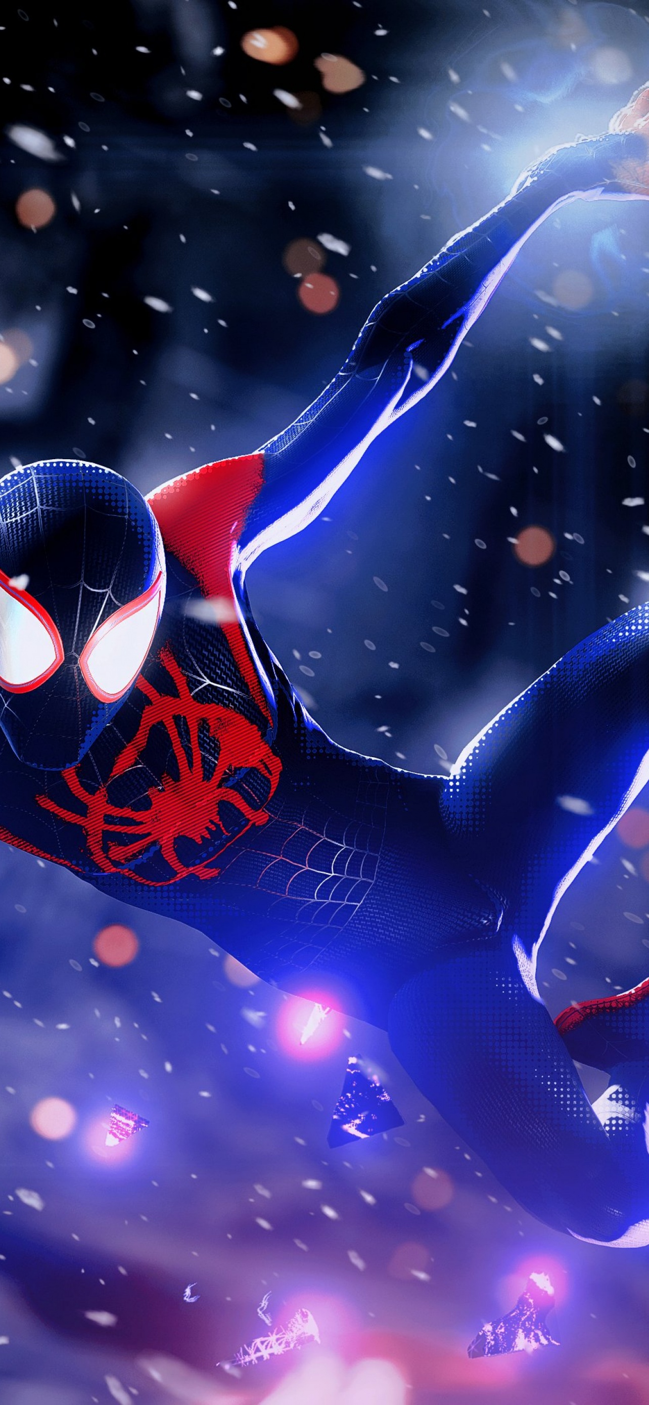 Miles Morales Wallpaper 4K, Into the Spider-Verse, Spider-Man