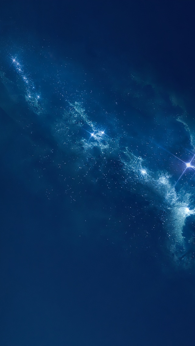 4K Wallpaper  Milky Way Nebula Blue Vivo NEX Stock 