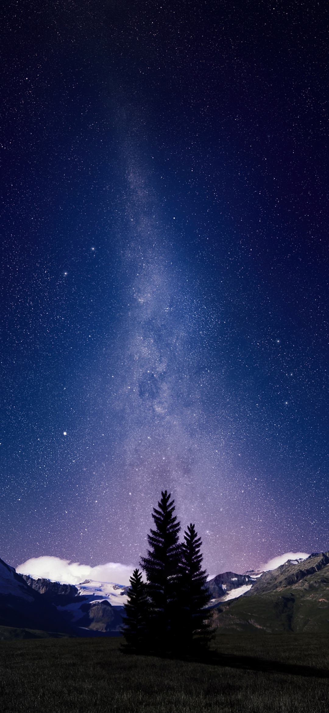 1125x2436 Mountains Night Sky Iphone XSIphone 10Iphone X HD 4k Wallpapers  Images Backgrounds Photos and Pictures