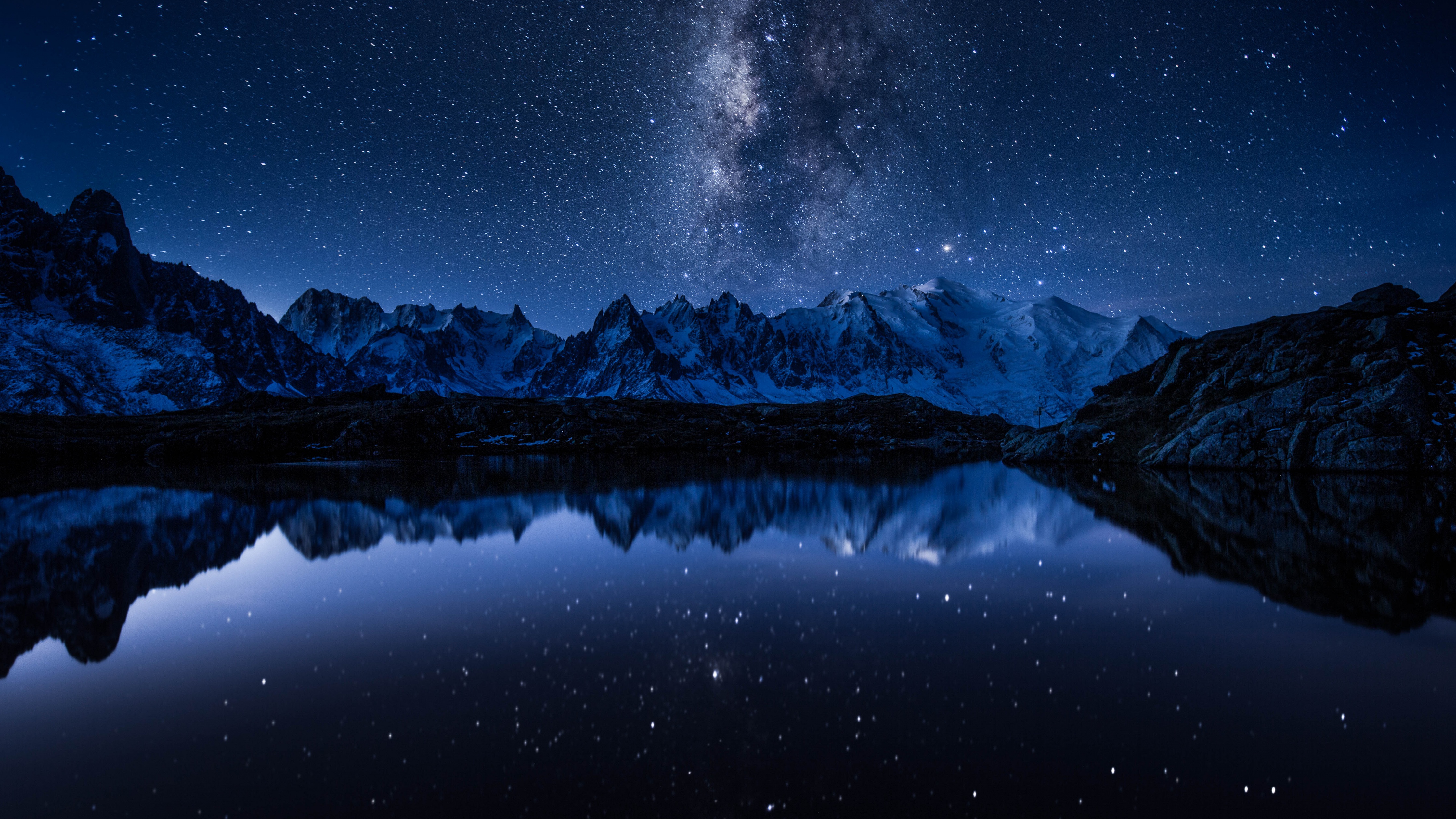 Milky Way Wallpaper 4K, Starry sky, Night, Nature, #287