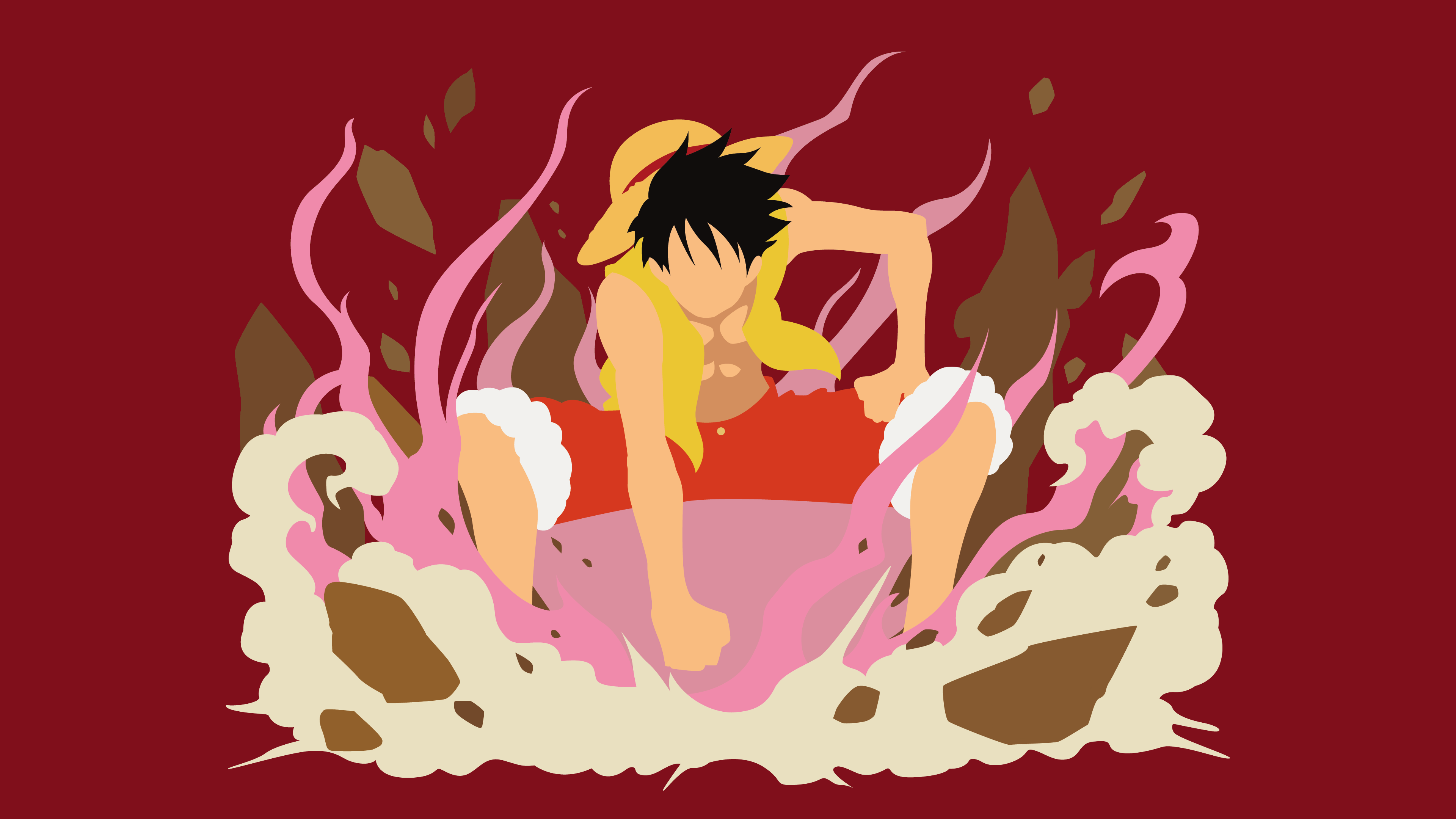 100 One Piece Film Red Wallpapers  Wallpaperscom