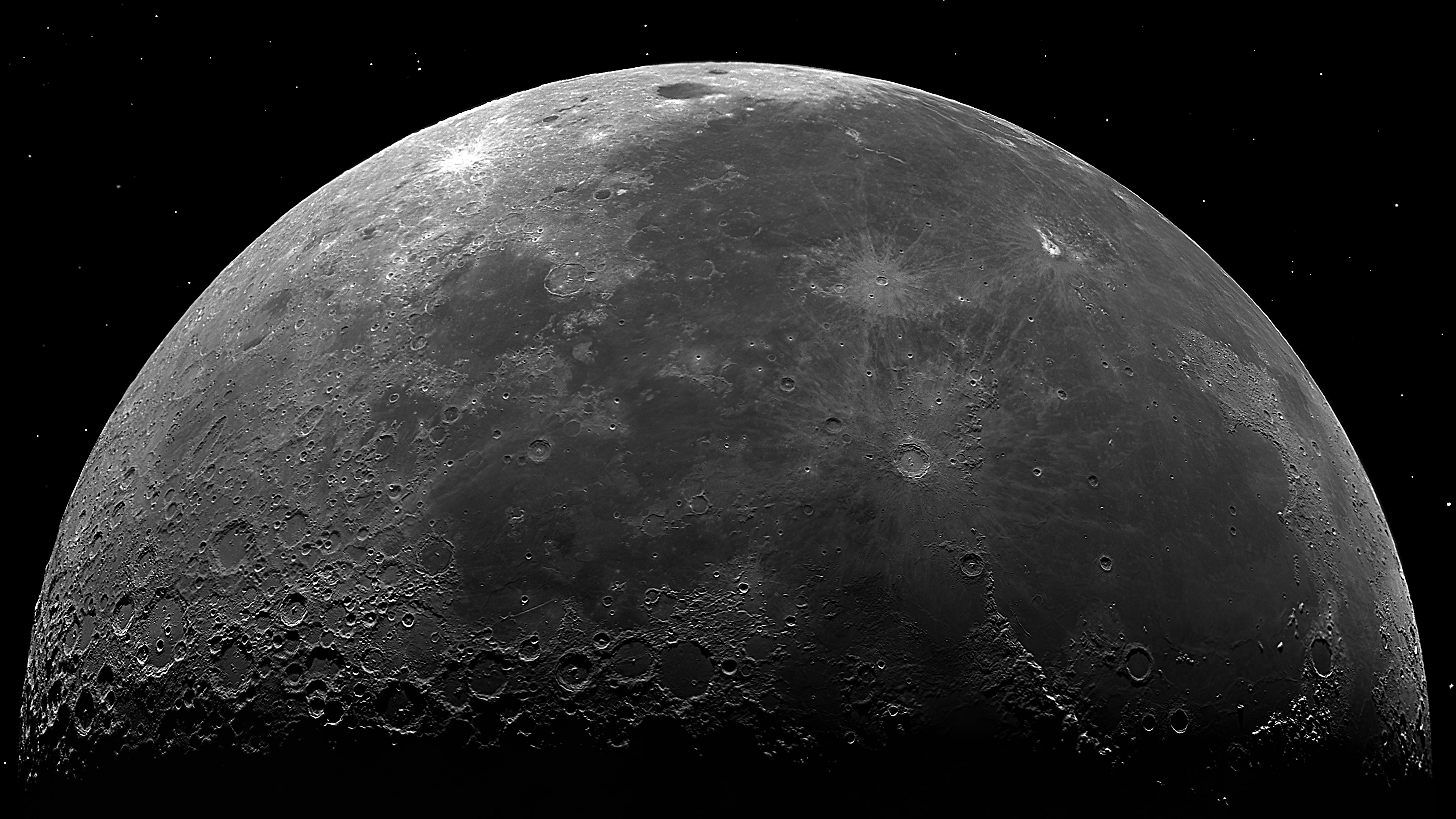 Wallpaper : Moon, rocks, sky, 8k 7680x4320 - ZajferX - 1430191