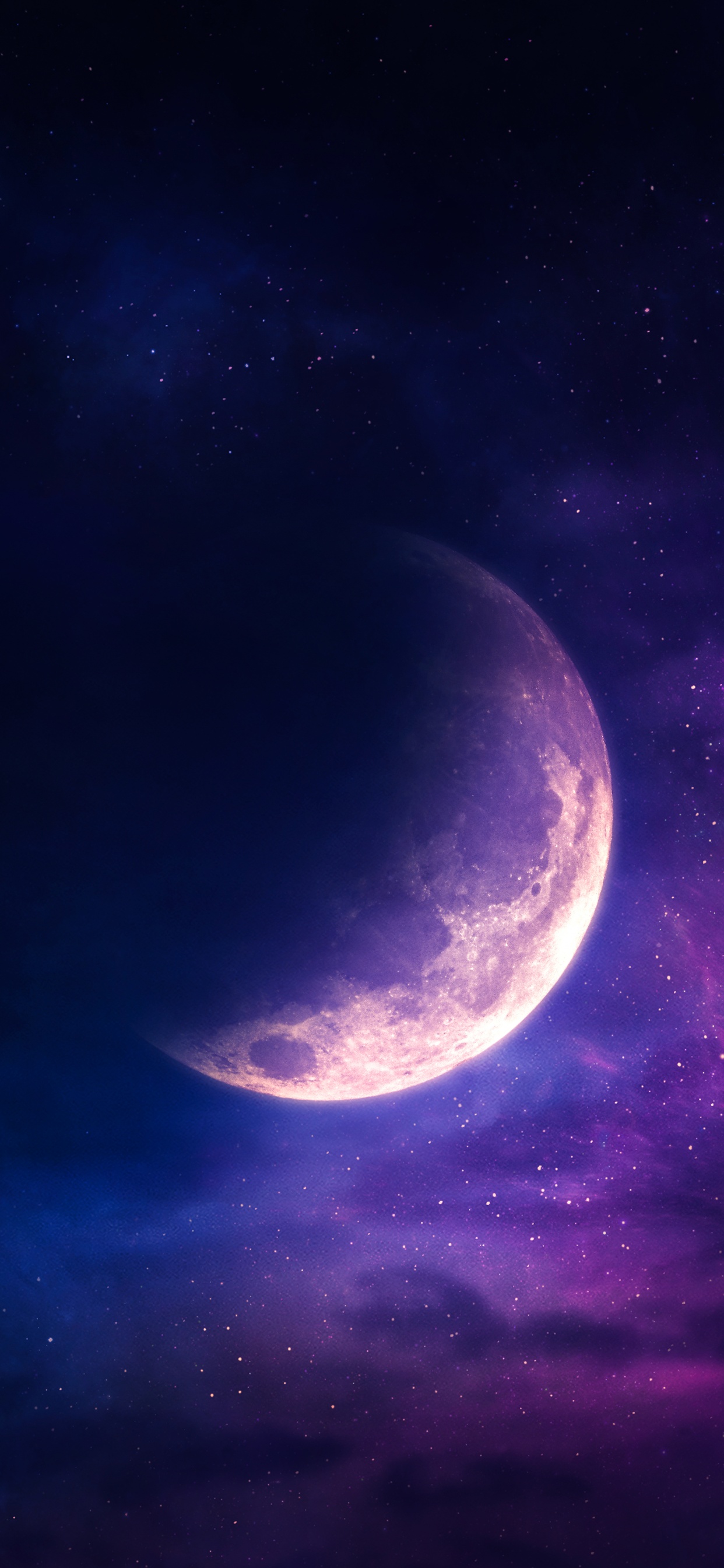 Wallpaper on Twitter 4k wallpaper for your smartphone Sky Moon Purple  httpstcoOXZt6NGys5  Twitter