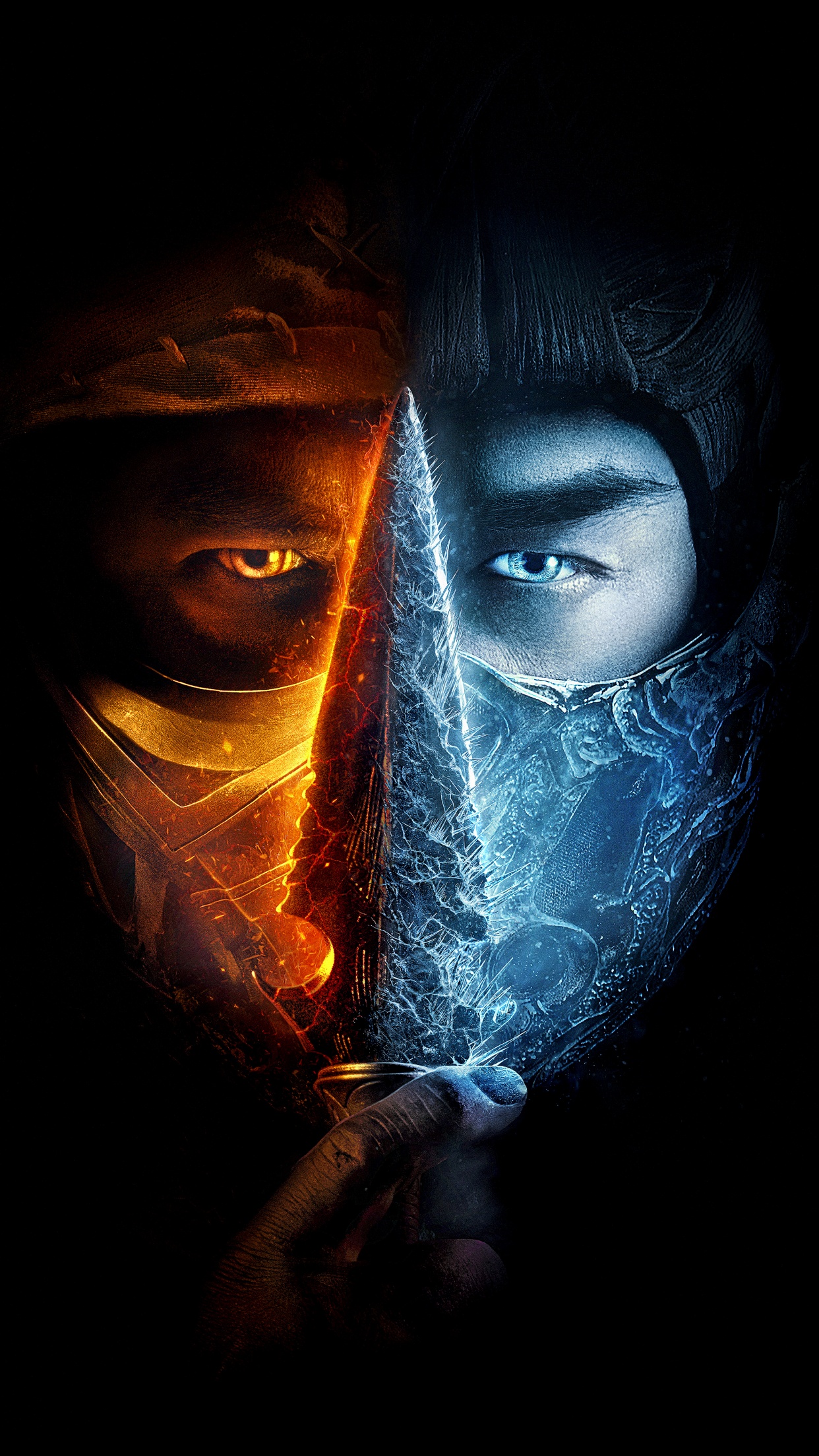 Mortal Kombat Wallpaper 4K, 2021 Movies, Scorpion, Sub-Zero, Black/Dark