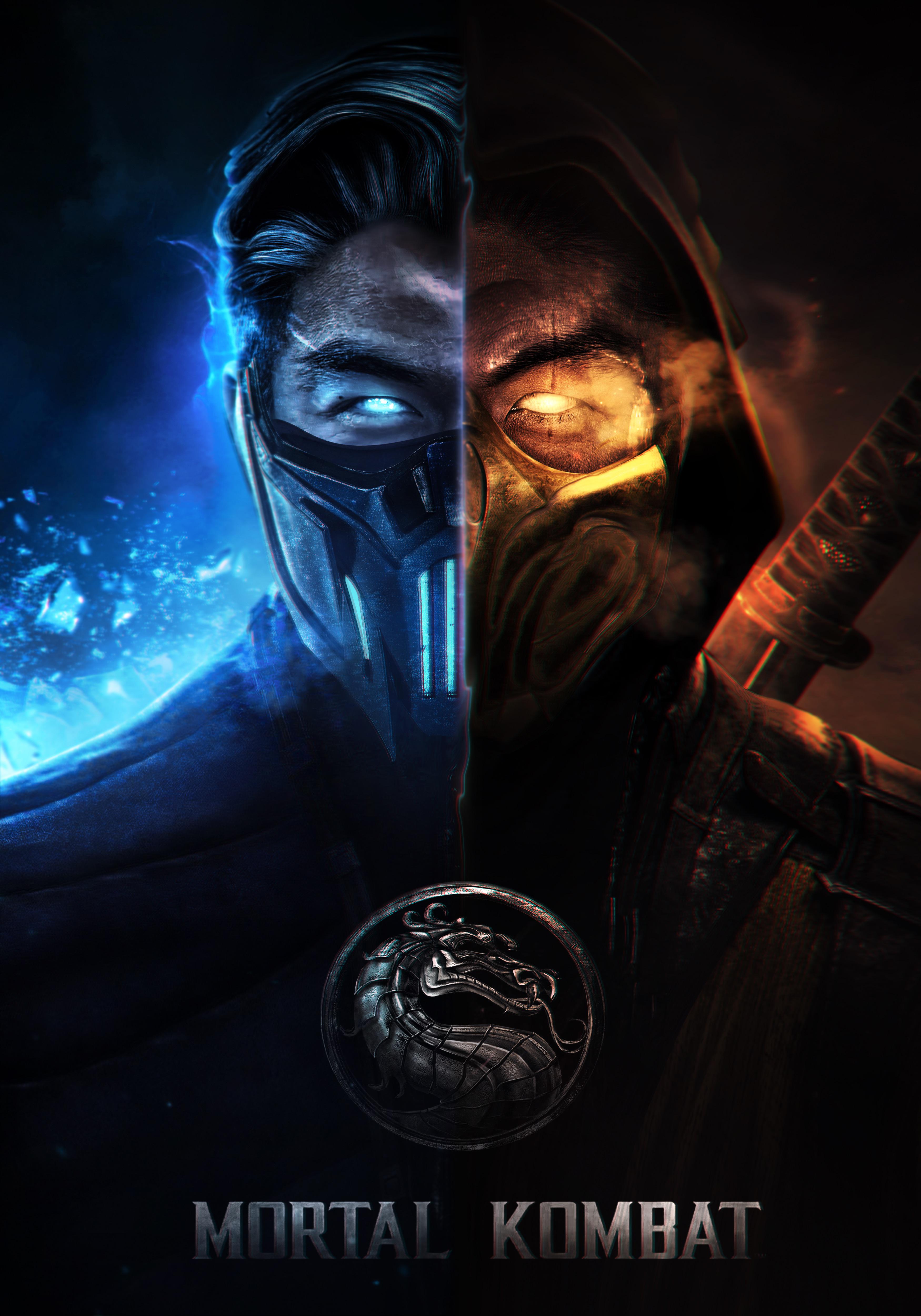 Mortal Kombat 4K Wallpaper, Sub-Zero, Scorpion, Games, #1030