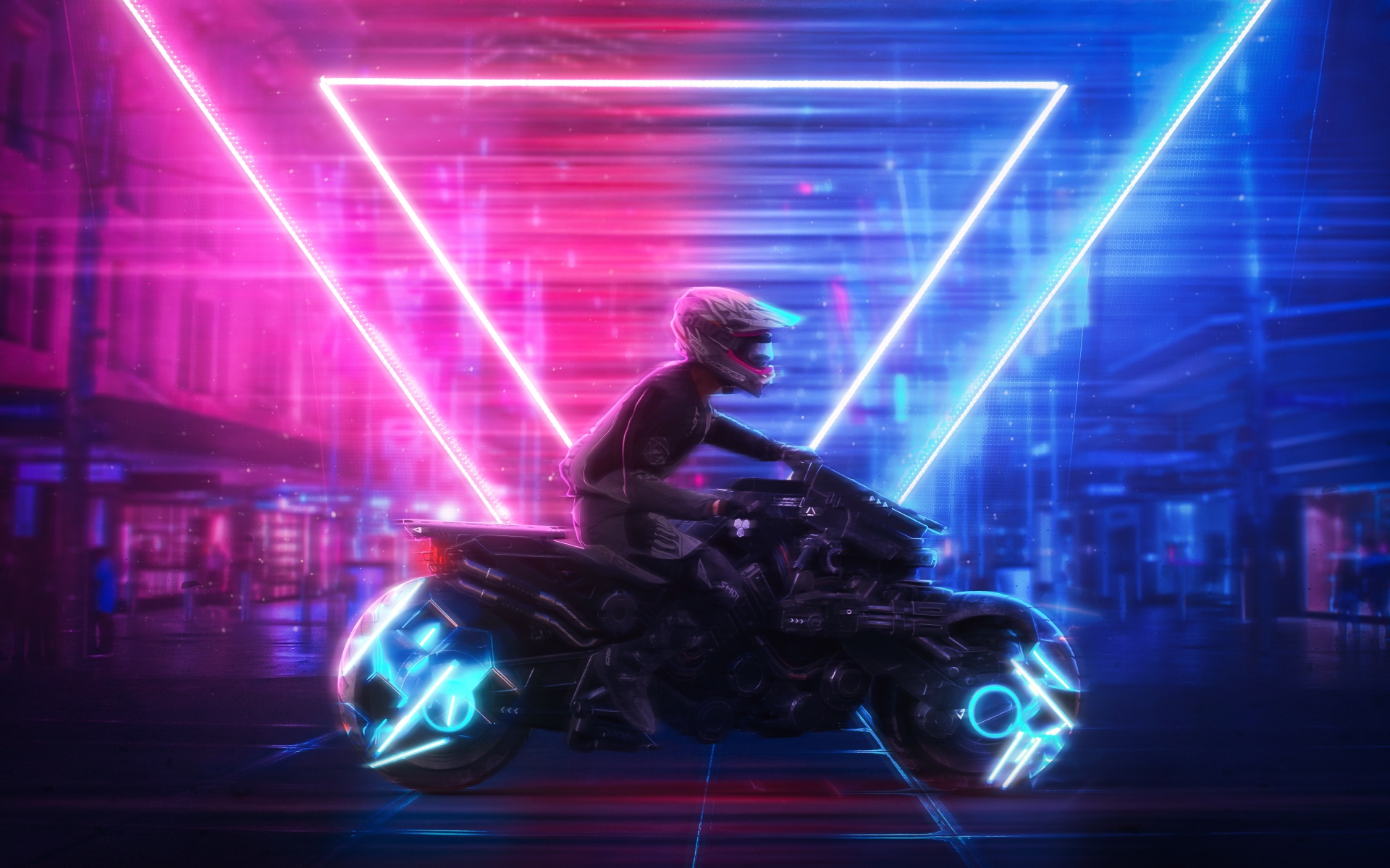 Neon flytron cyberpunk racer фото 93