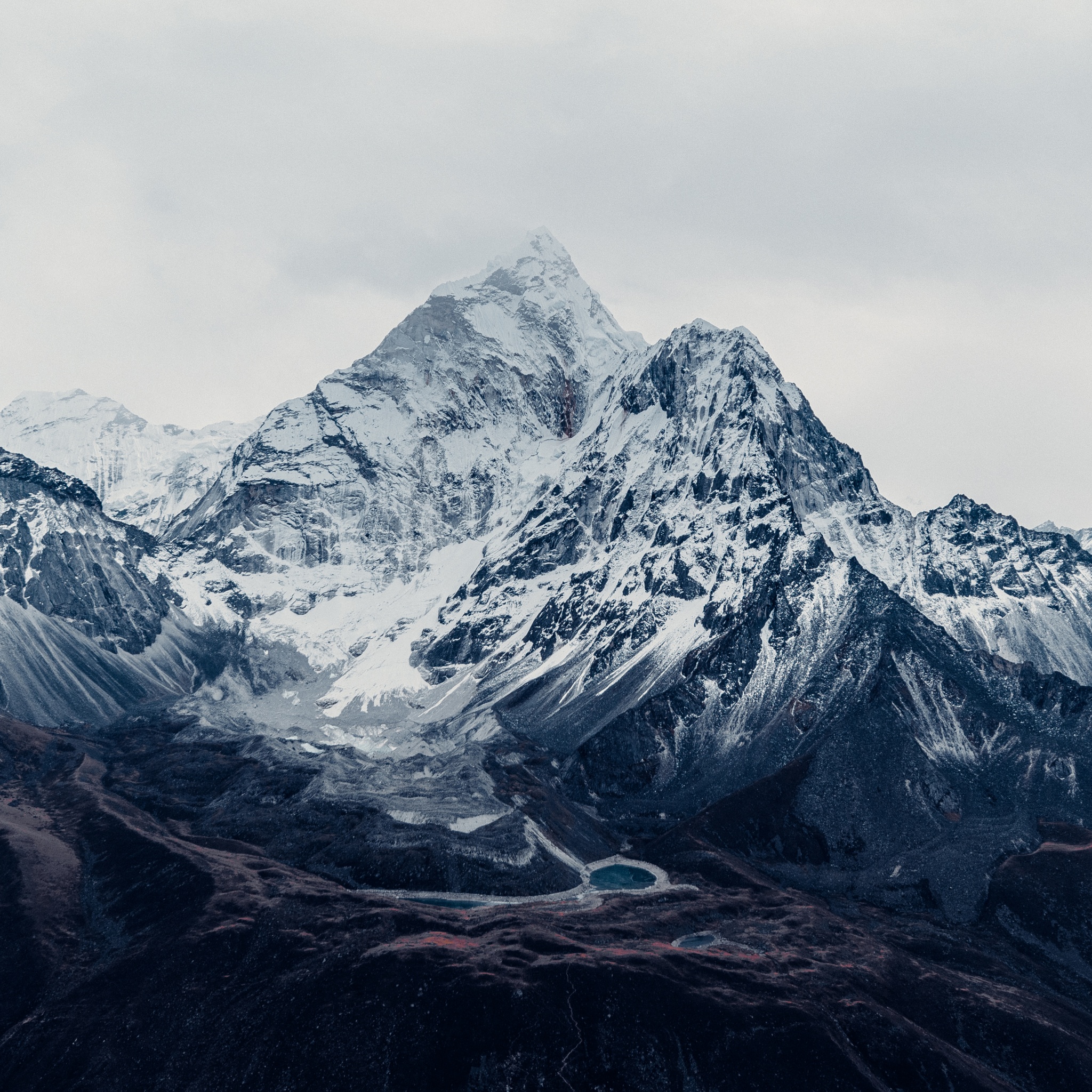 Mount Everest Wallpaper 4K, Mountain Peak, Himalayas, Nepal