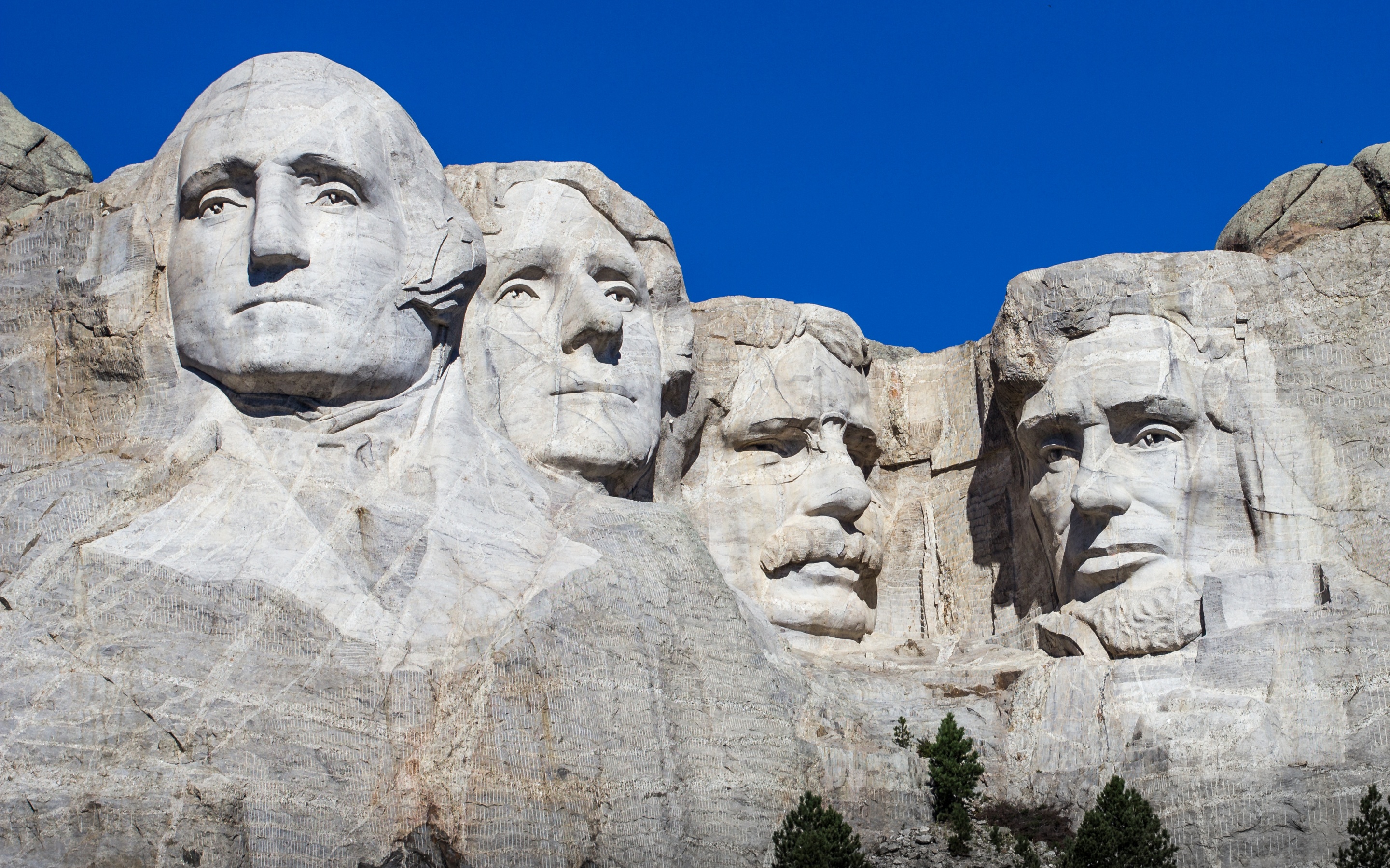 Mount Rushmore Wallpaper 4K, Presidents, South Dakota, Black Hills