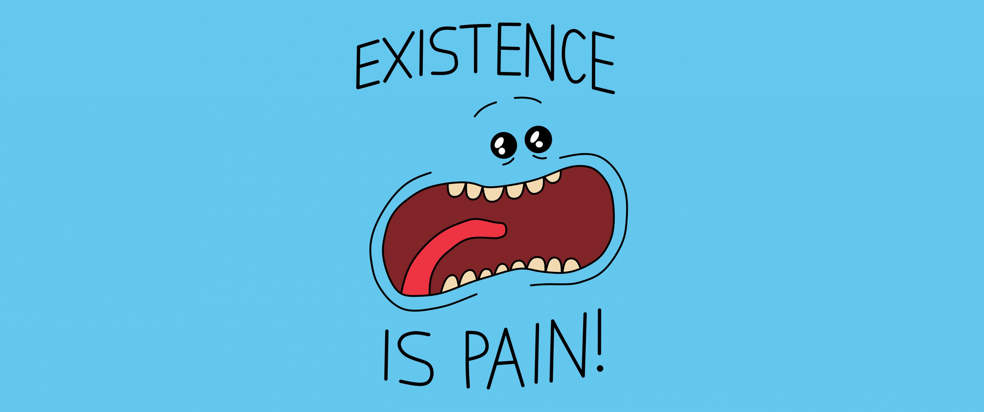 Mr. Meeseeks Wallpaper 4K, Existence is Pain, Rick and Morty