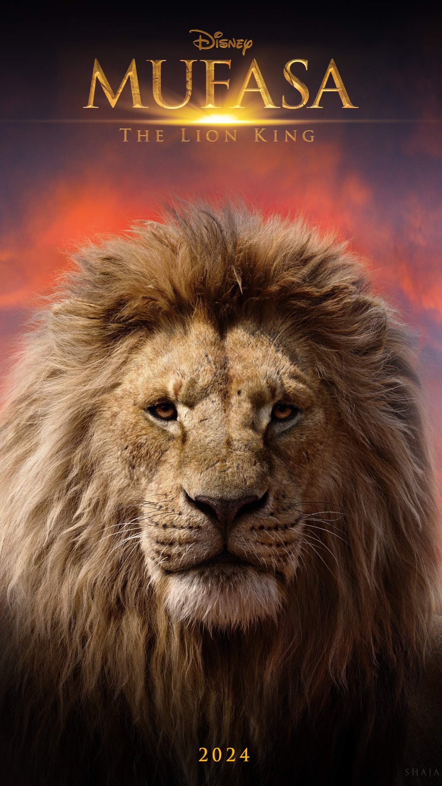 Mufasa The Lion King 5K Wallpaper for iPhone