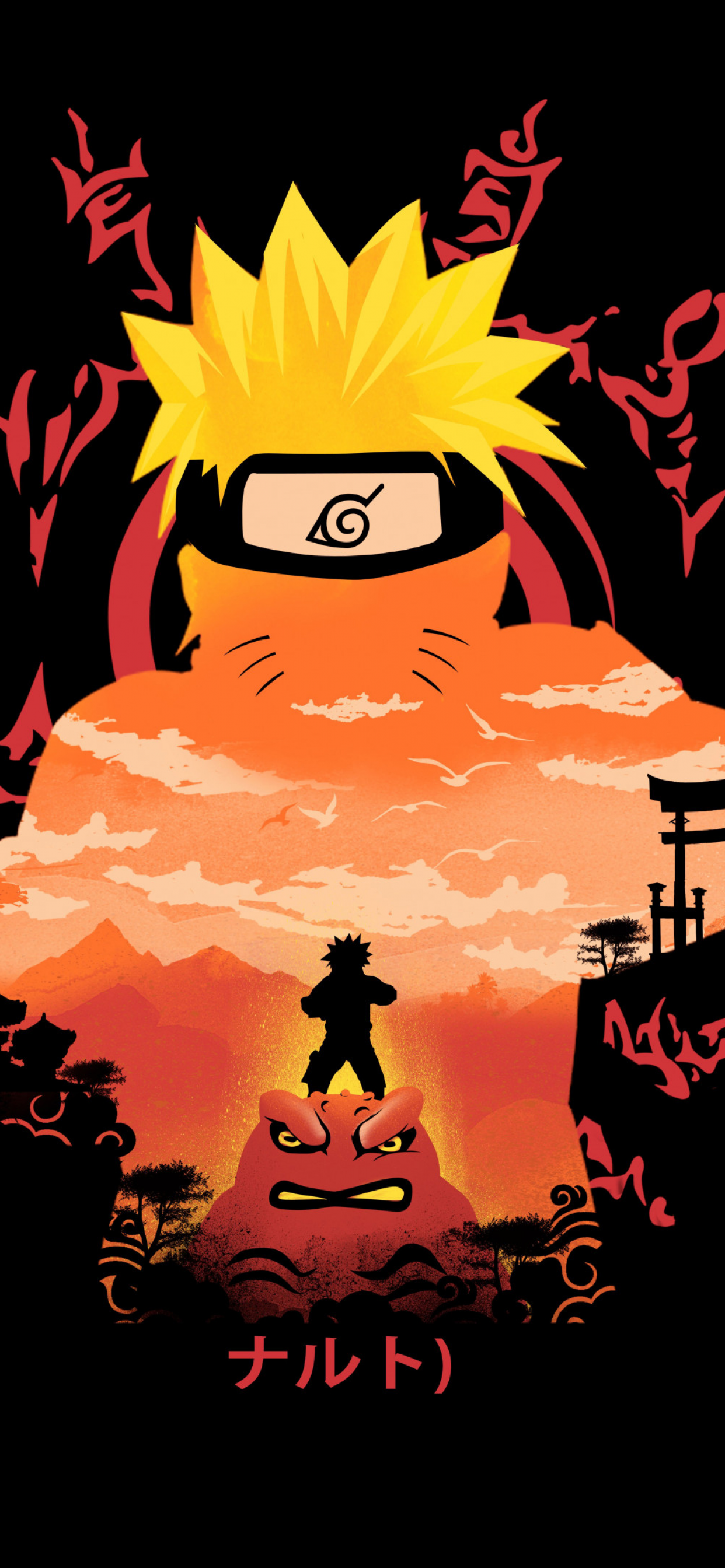 Naruto Wallpaper 4K, Digital Art, Black/Dark, #5056