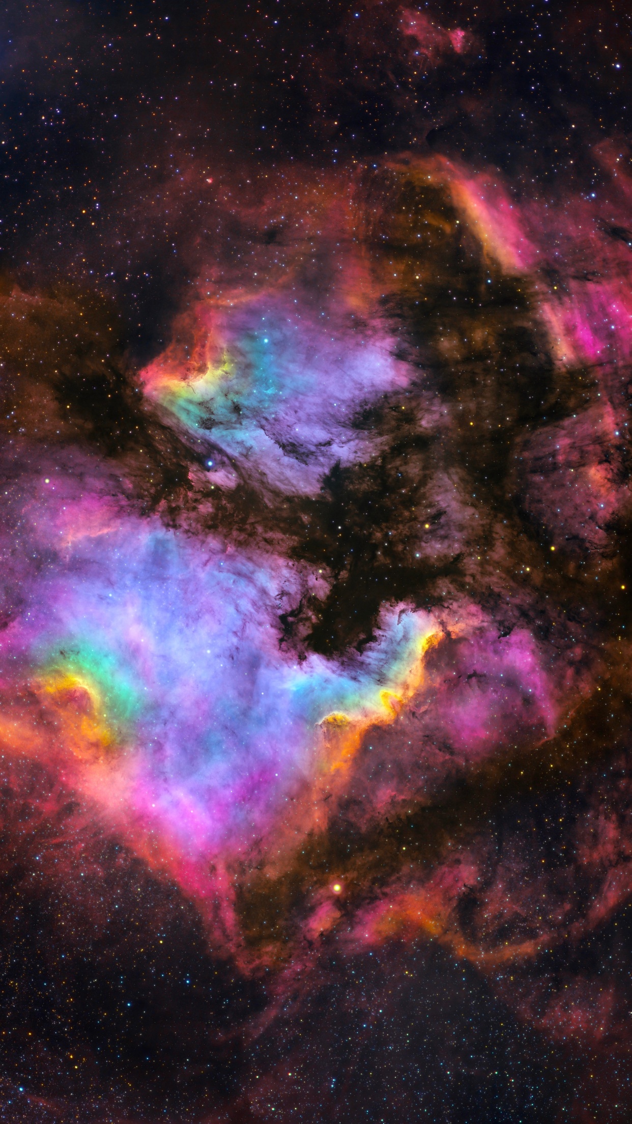 galaxy stars iphone wallpaper