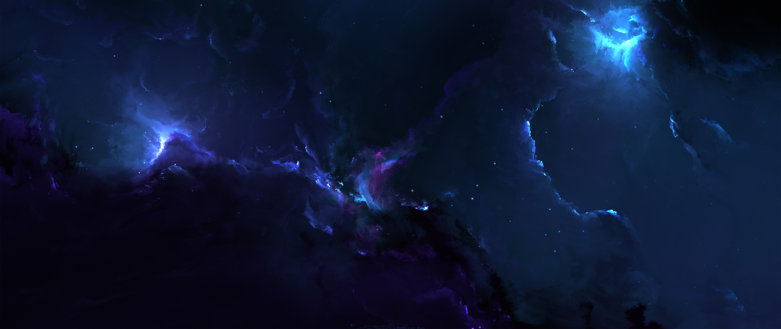 black nebula background