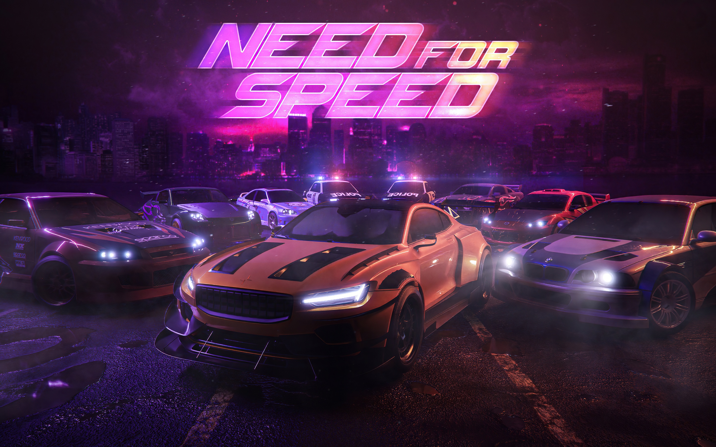 Need for Speed Wallpaper 4K, Police Cars, Games, #2723